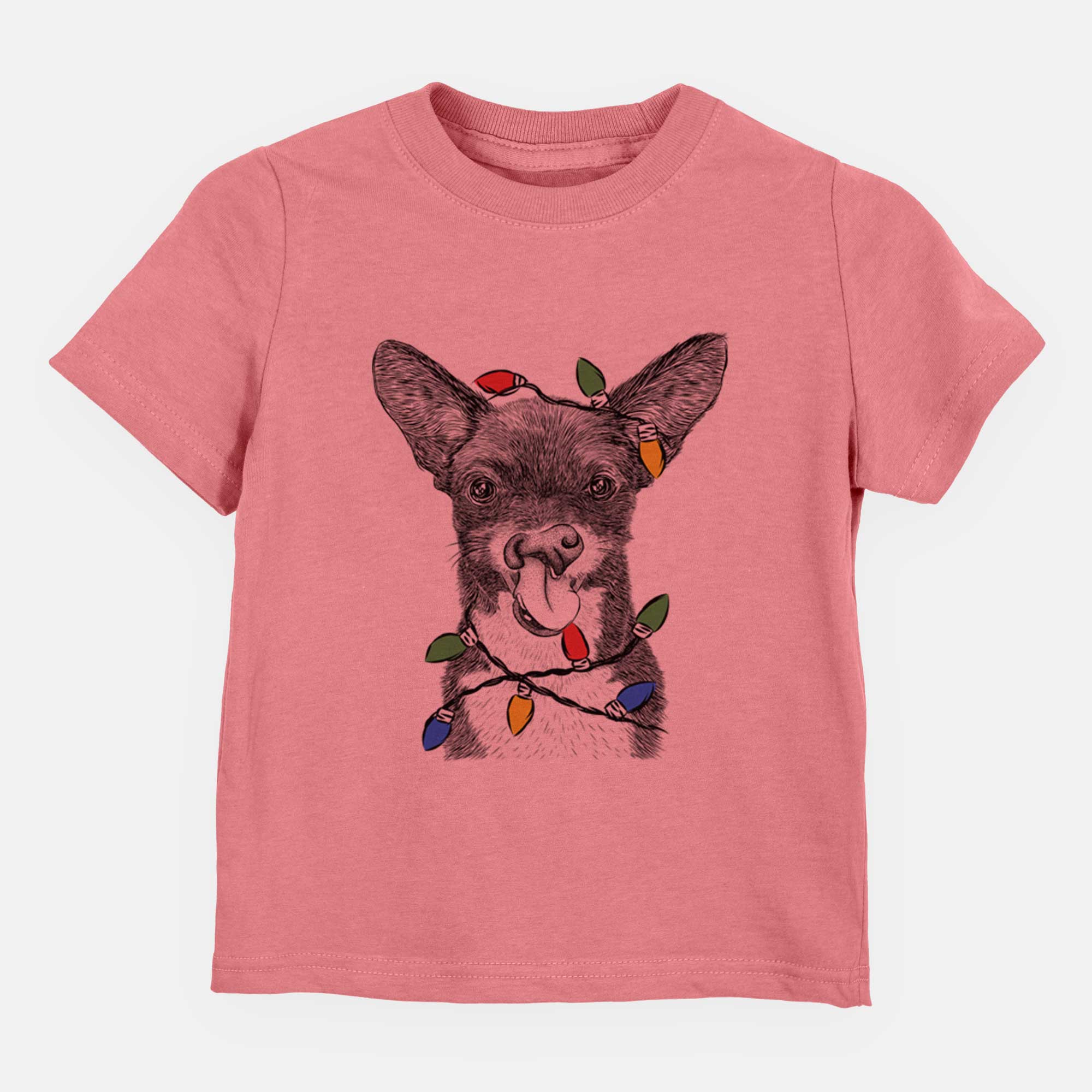 Christmas Lights Sprout the Chihuahua Mix - Kids/Youth/Toddler Shirt