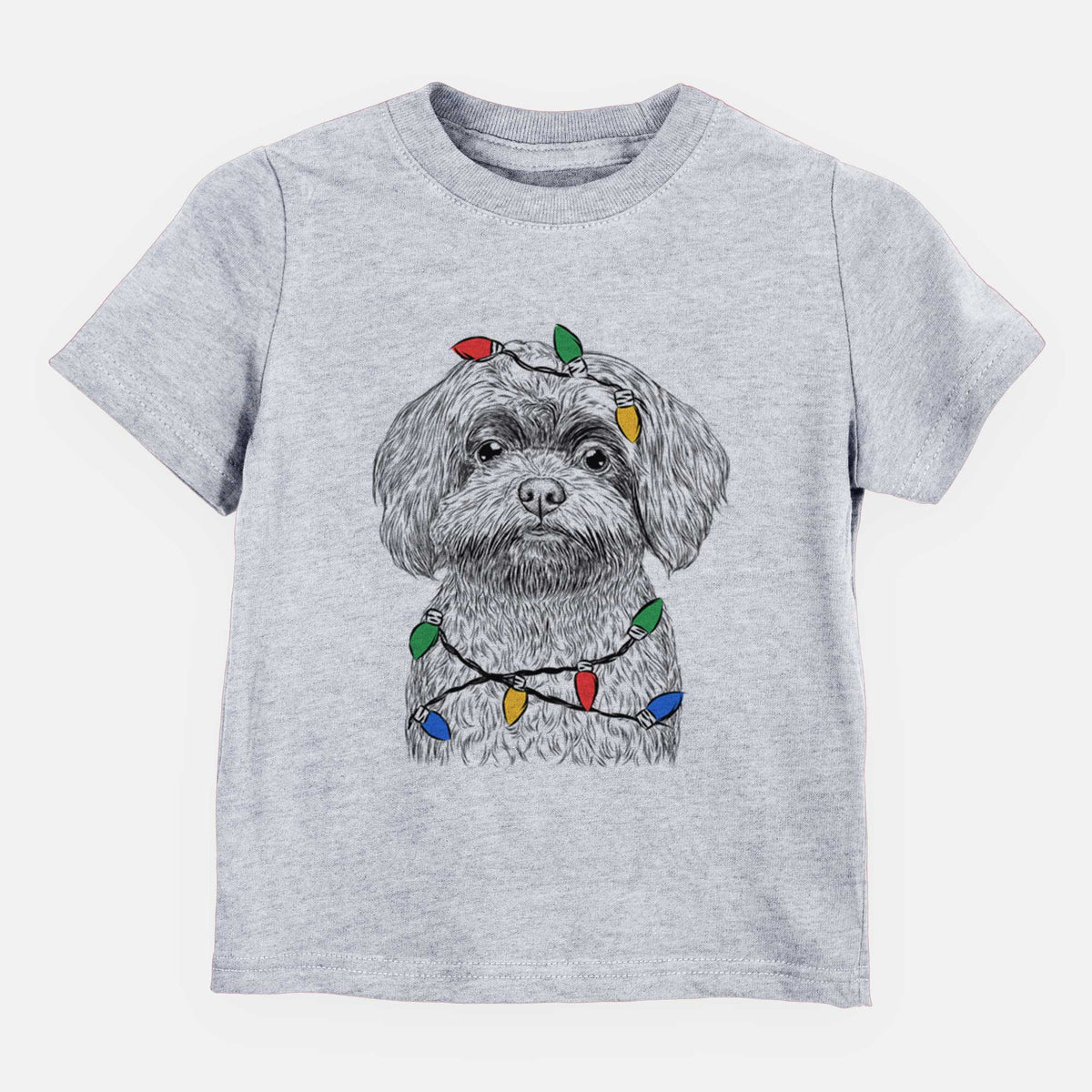 Christmas Lights Stella the Shih Tzu Mix - Kids/Youth/Toddler Shirt