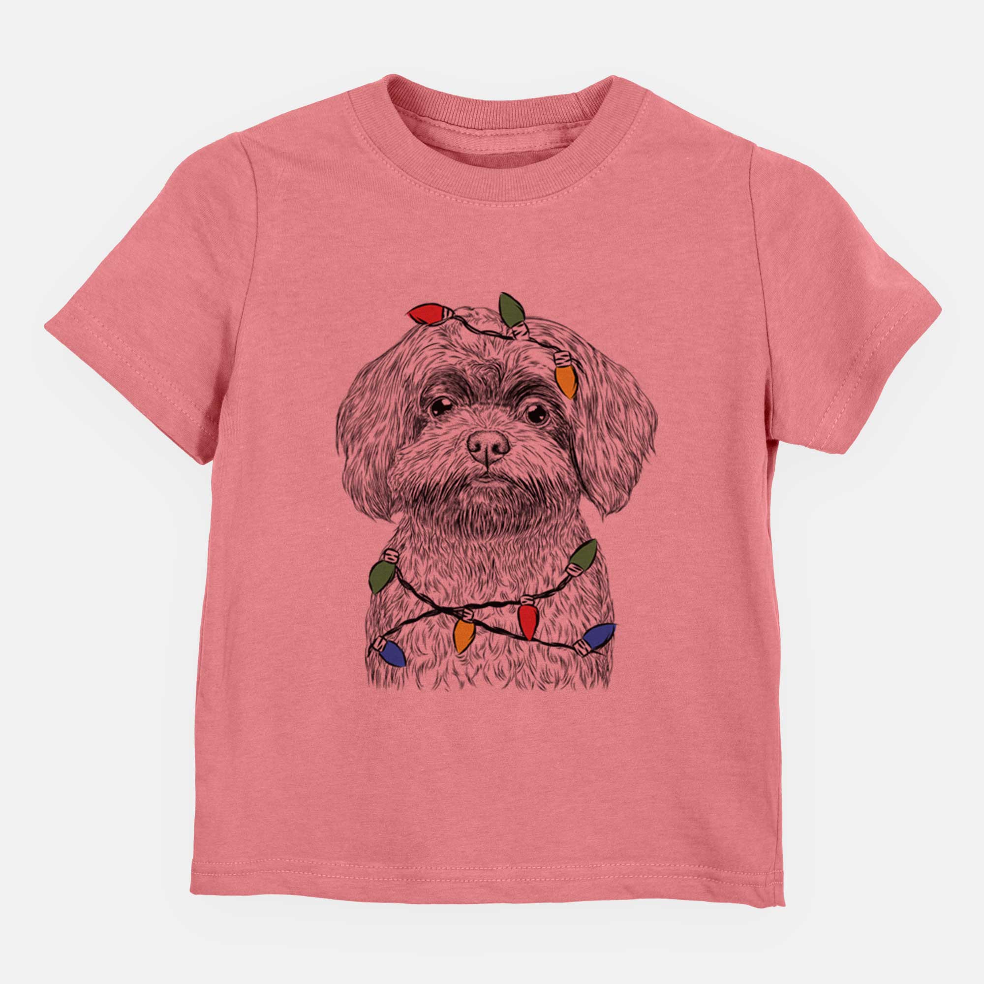 Christmas Lights Stella the Shih Tzu Mix - Kids/Youth/Toddler Shirt