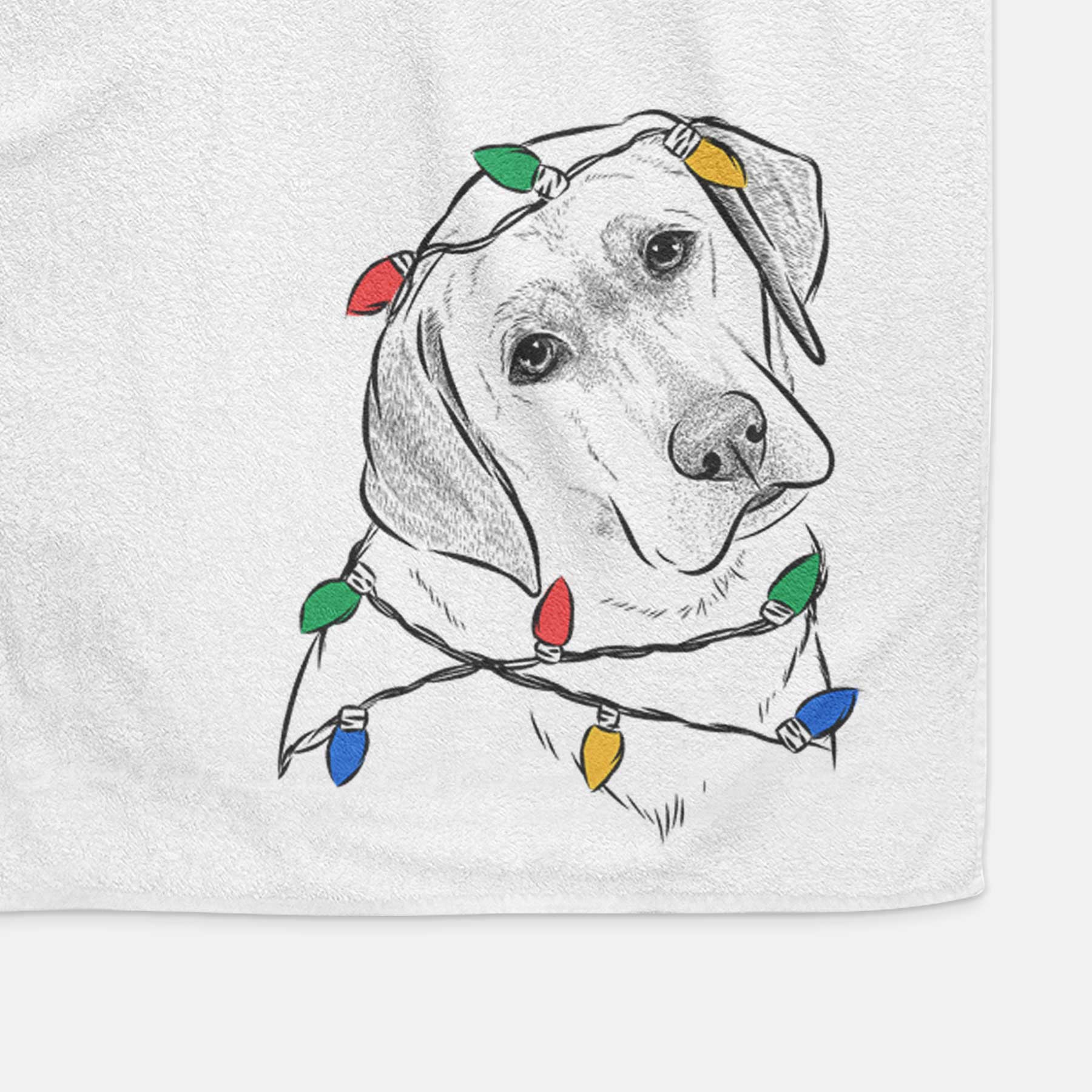 Stella the Yellow Lab Decorative Hand Towel