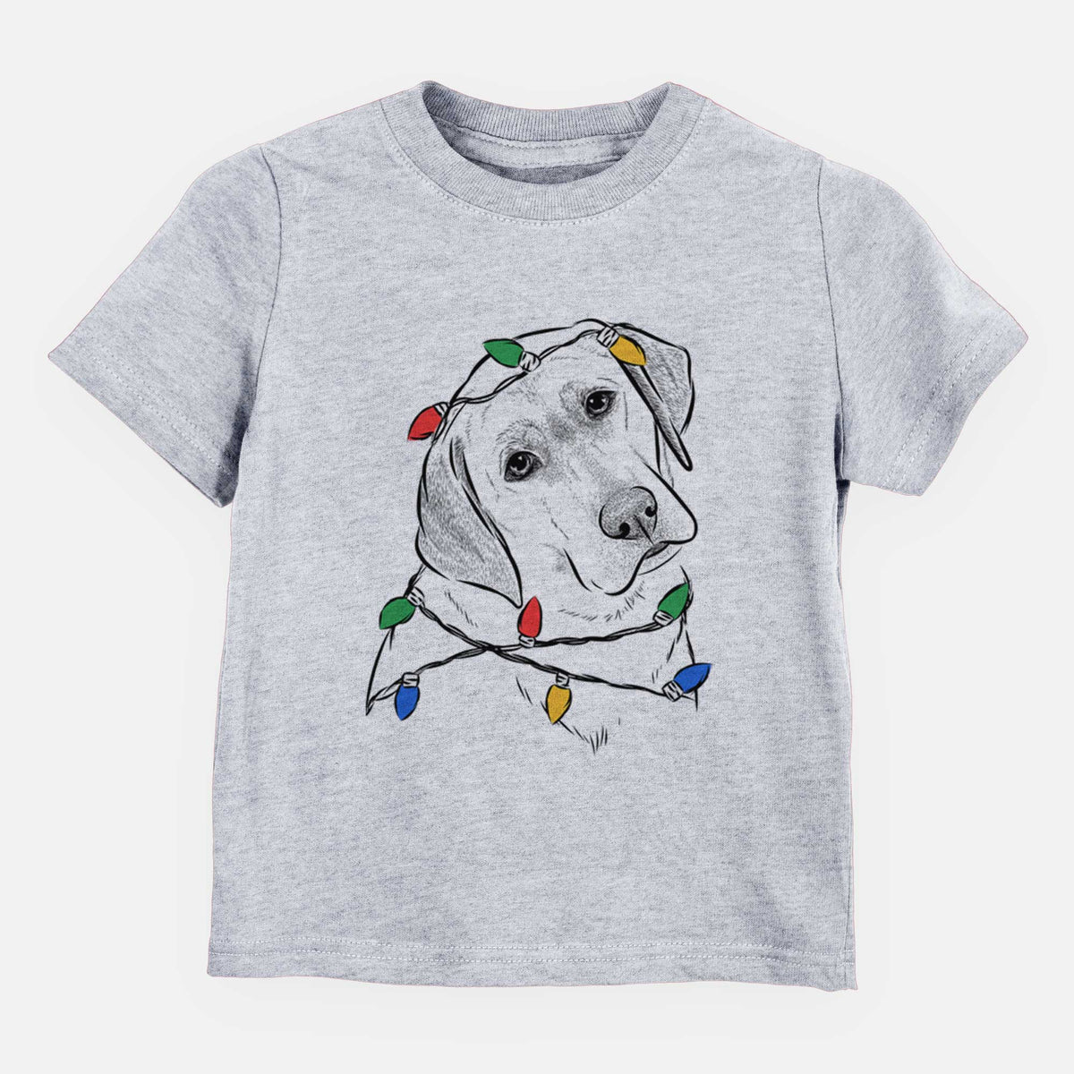 Christmas Lights Stella the Yellow Lab - Kids/Youth/Toddler Shirt