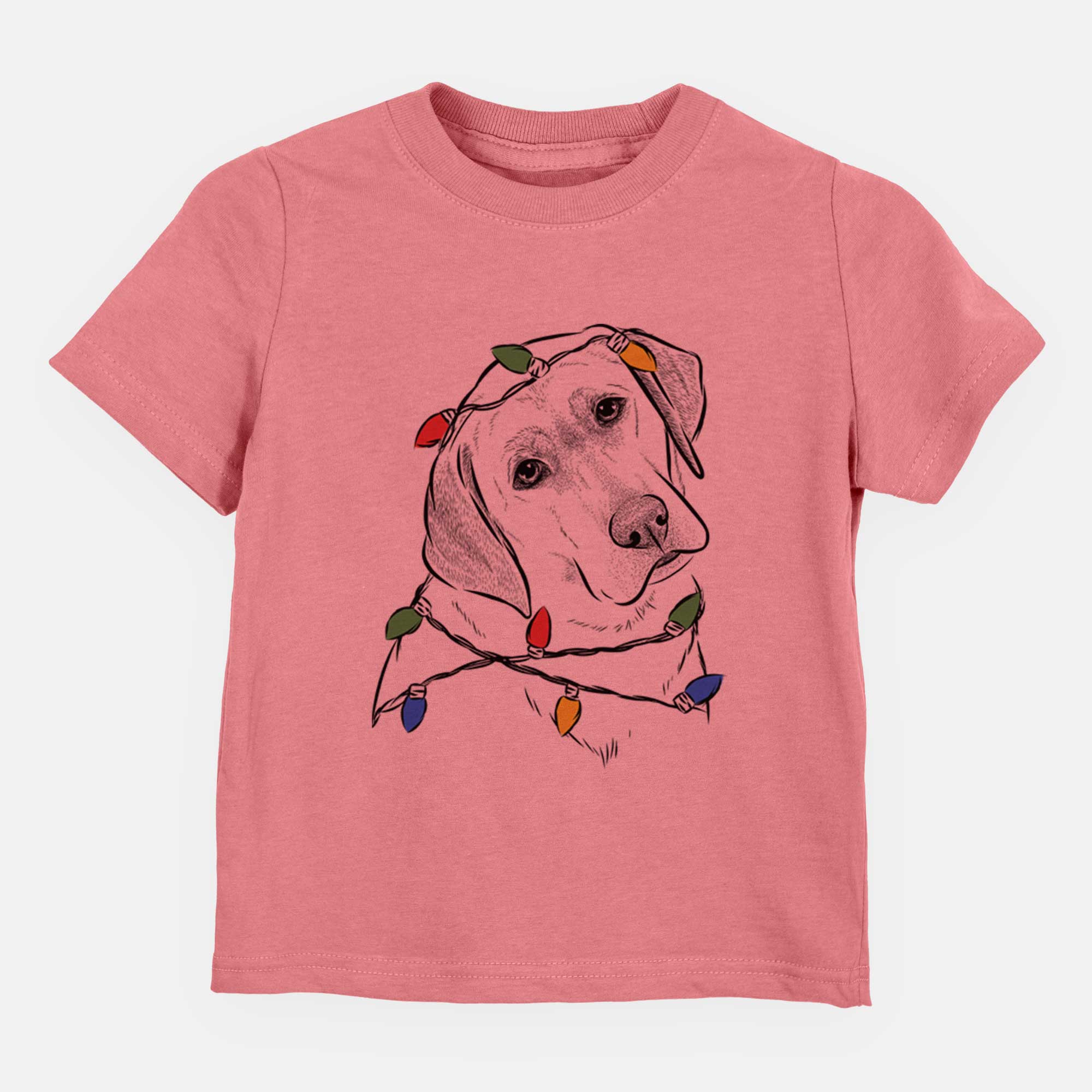 Christmas Lights Stella the Yellow Lab - Kids/Youth/Toddler Shirt