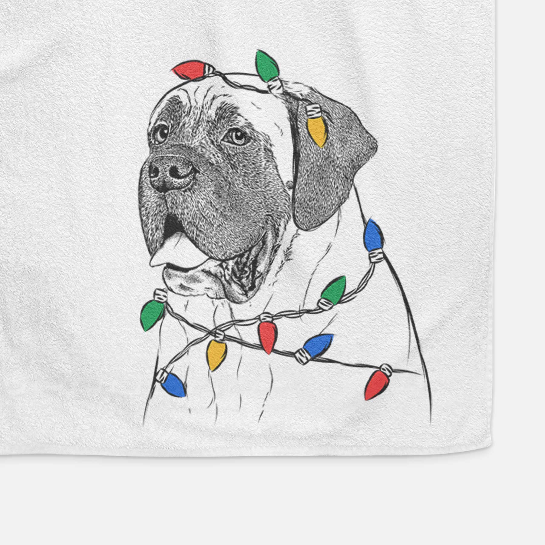 Sterling the English Mastiff Decorative Hand Towel