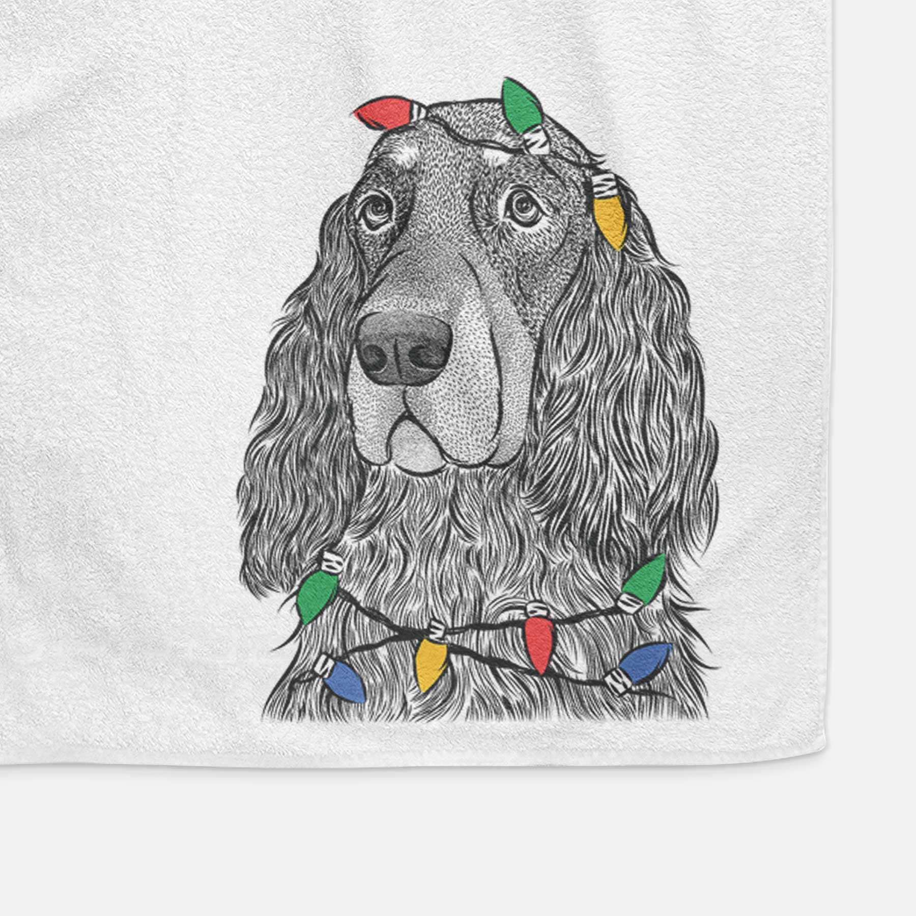 Stormy the Gordon Setter Decorative Hand Towel