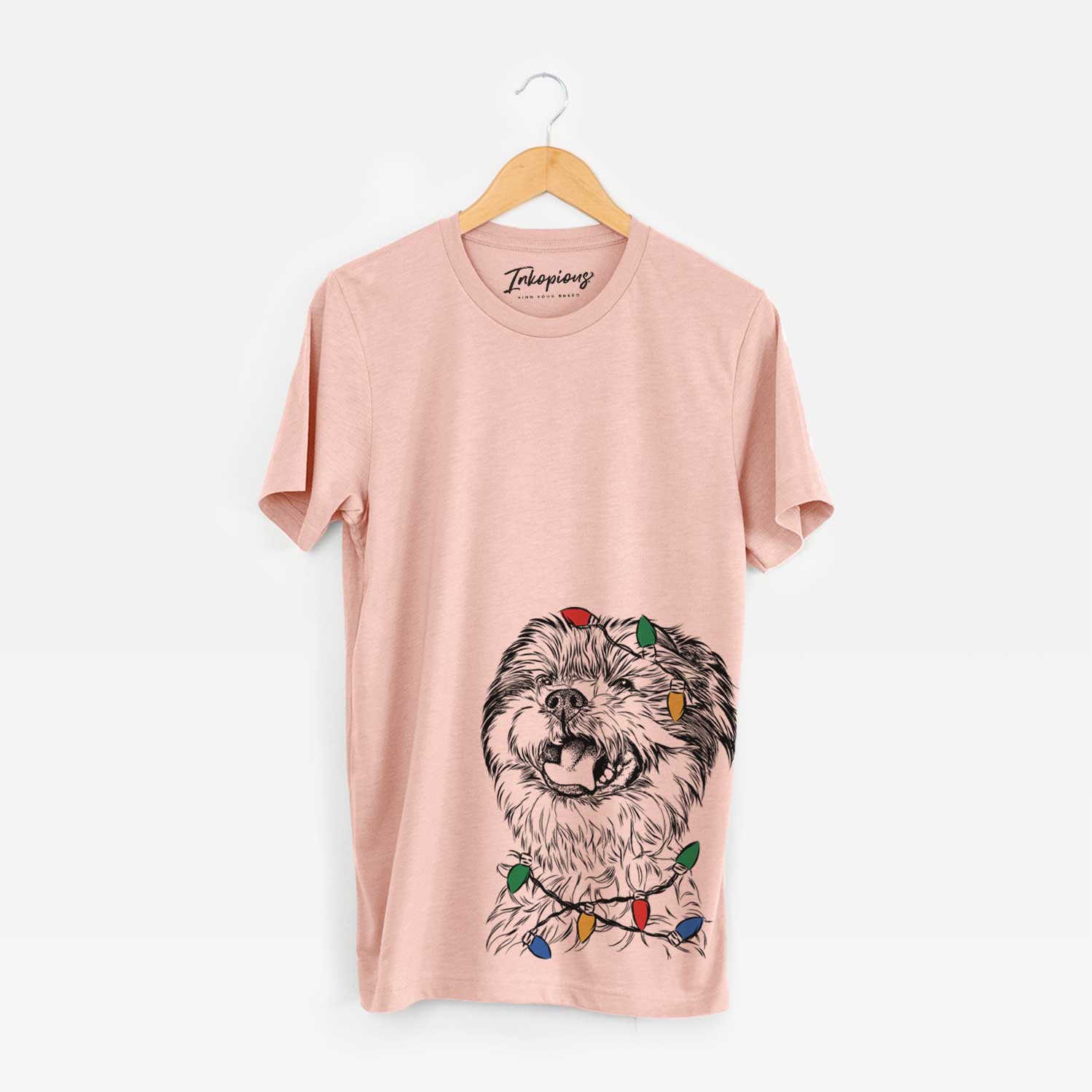 Christmas Lights Sugar the Malshi - Unisex Crewneck