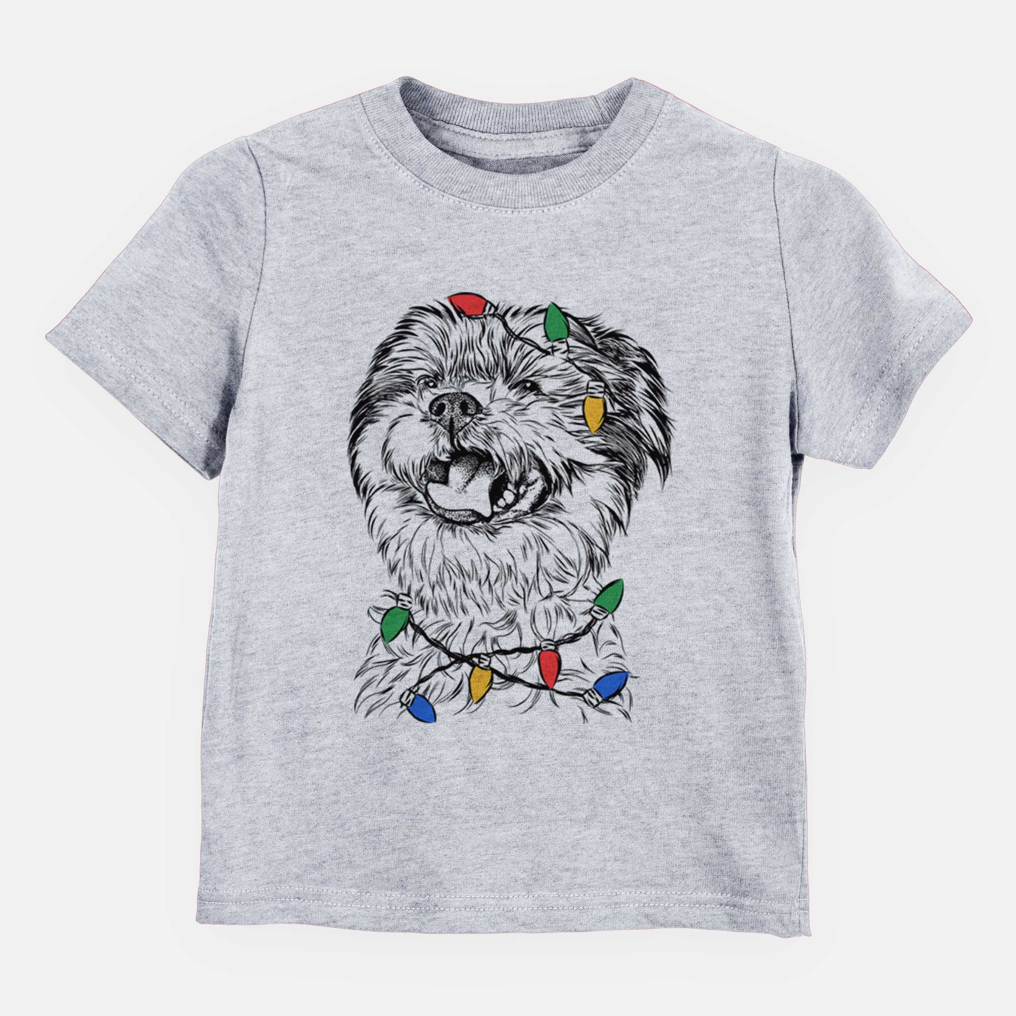 Christmas Lights Sugar the Malshi - Kids/Youth/Toddler Shirt