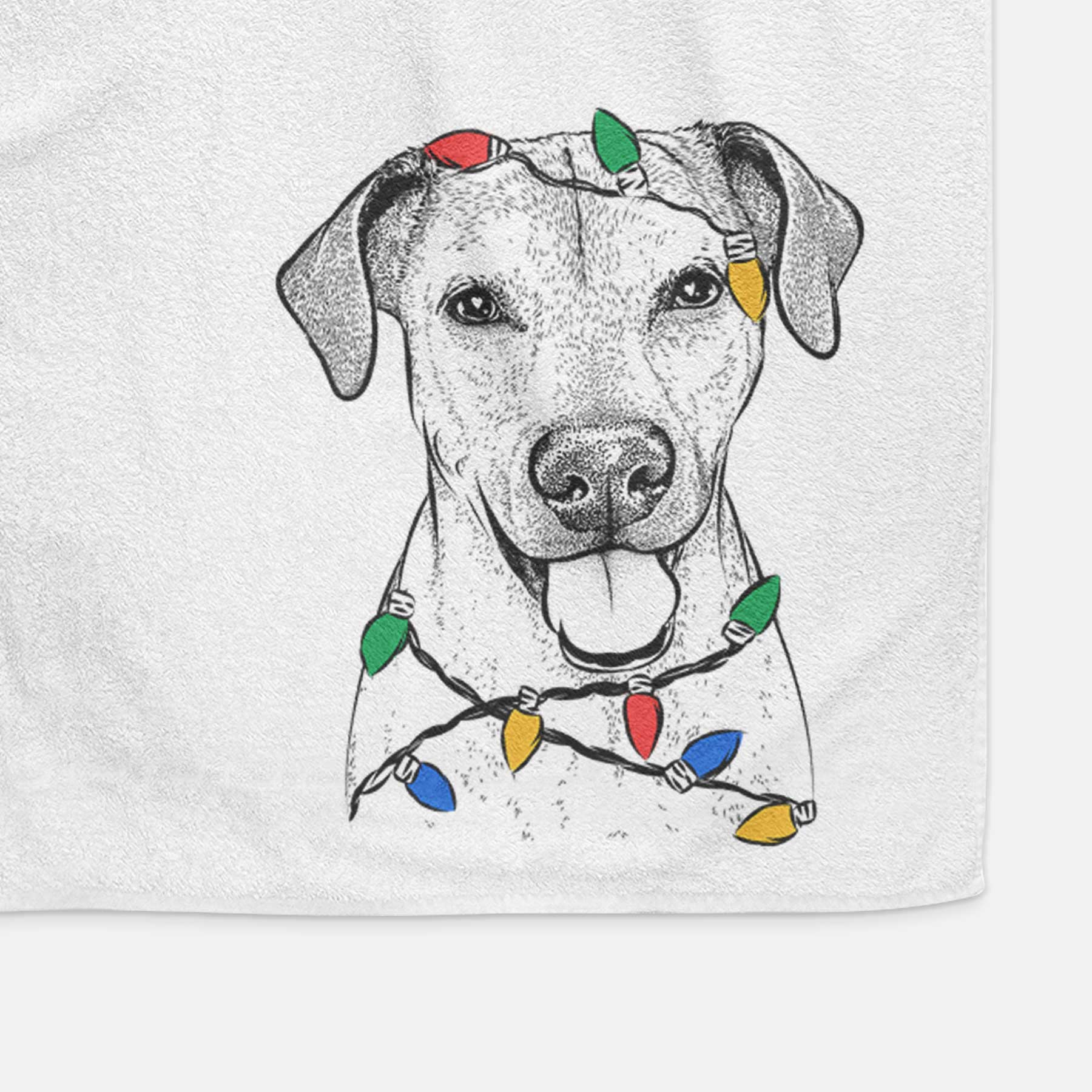 Sugar the American Staffordshire Mix Decorative Hand Towel