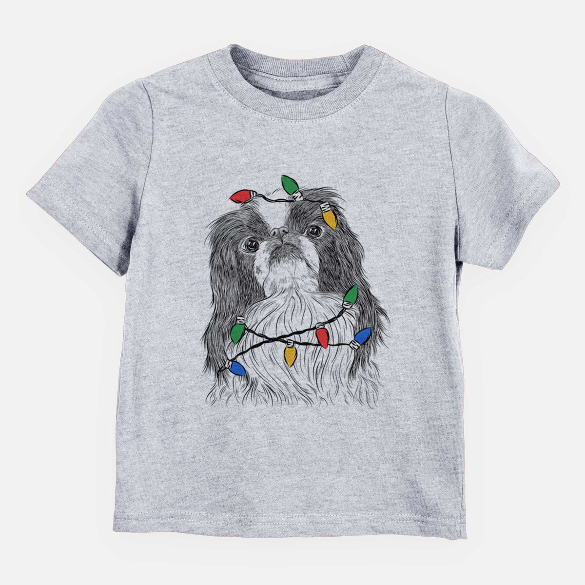 Christmas Lights Suki the Japanese Chin - Kids/Youth/Toddler Shirt