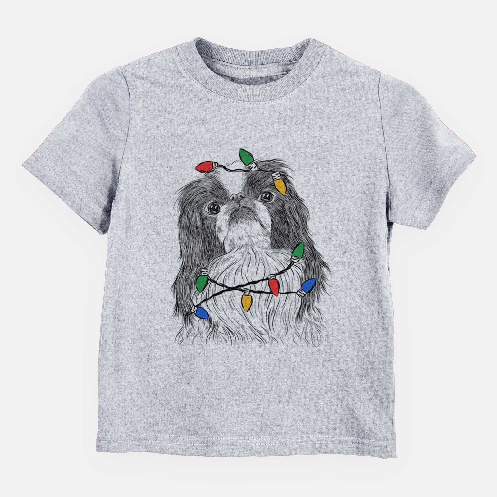 Christmas Lights Suki the Japanese Chin - Kids/Youth/Toddler Shirt