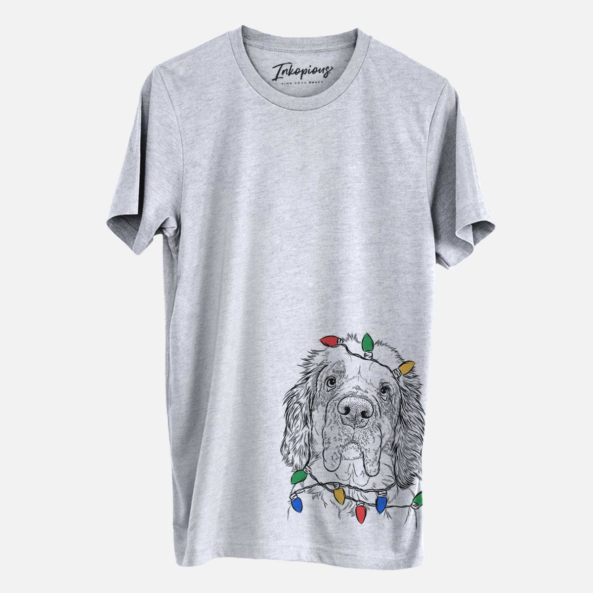 Christmas Lights Sully the Clumber Spaniel - Unisex Crewneck