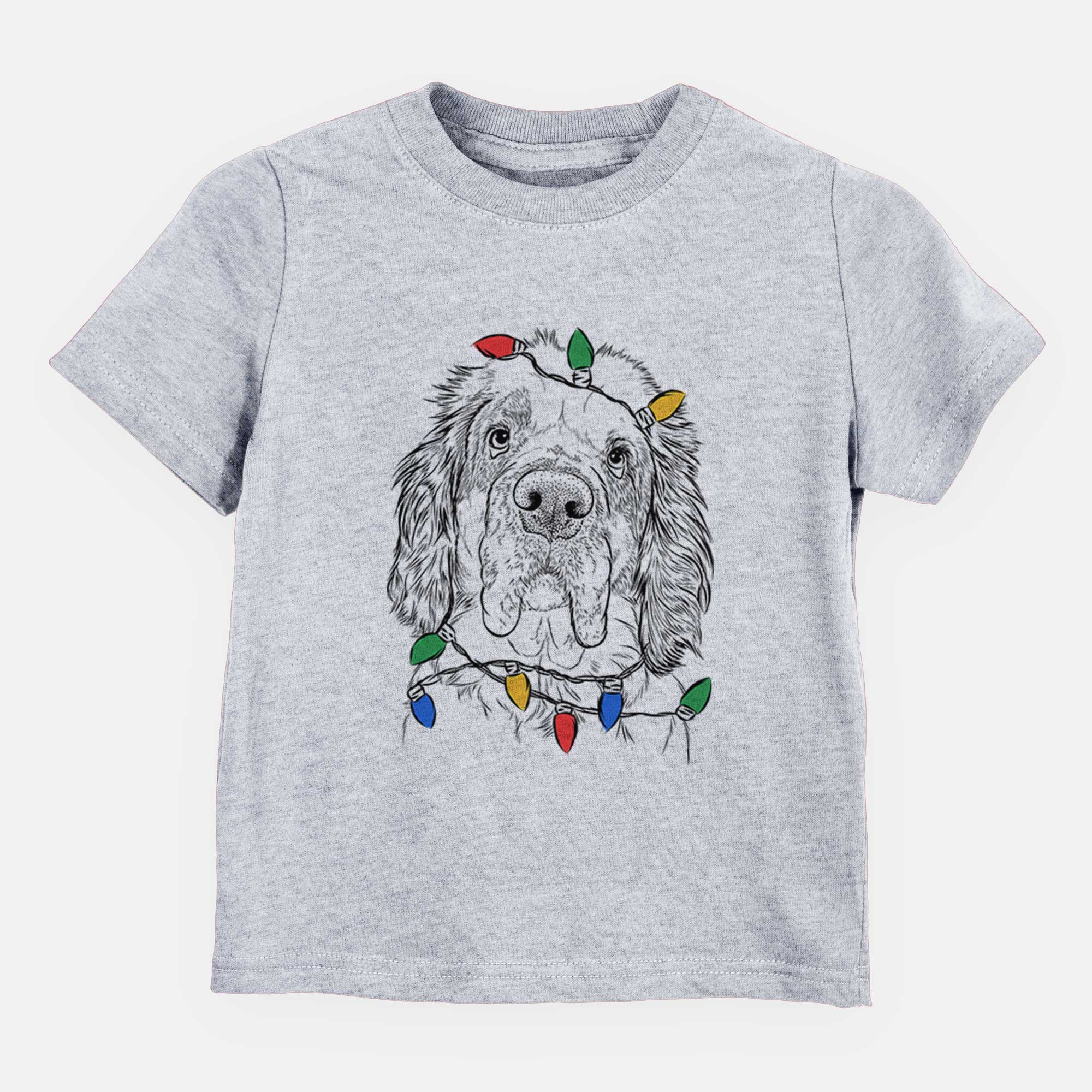 Christmas Lights Sully the Clumber Spaniel - Kids/Youth/Toddler Shirt