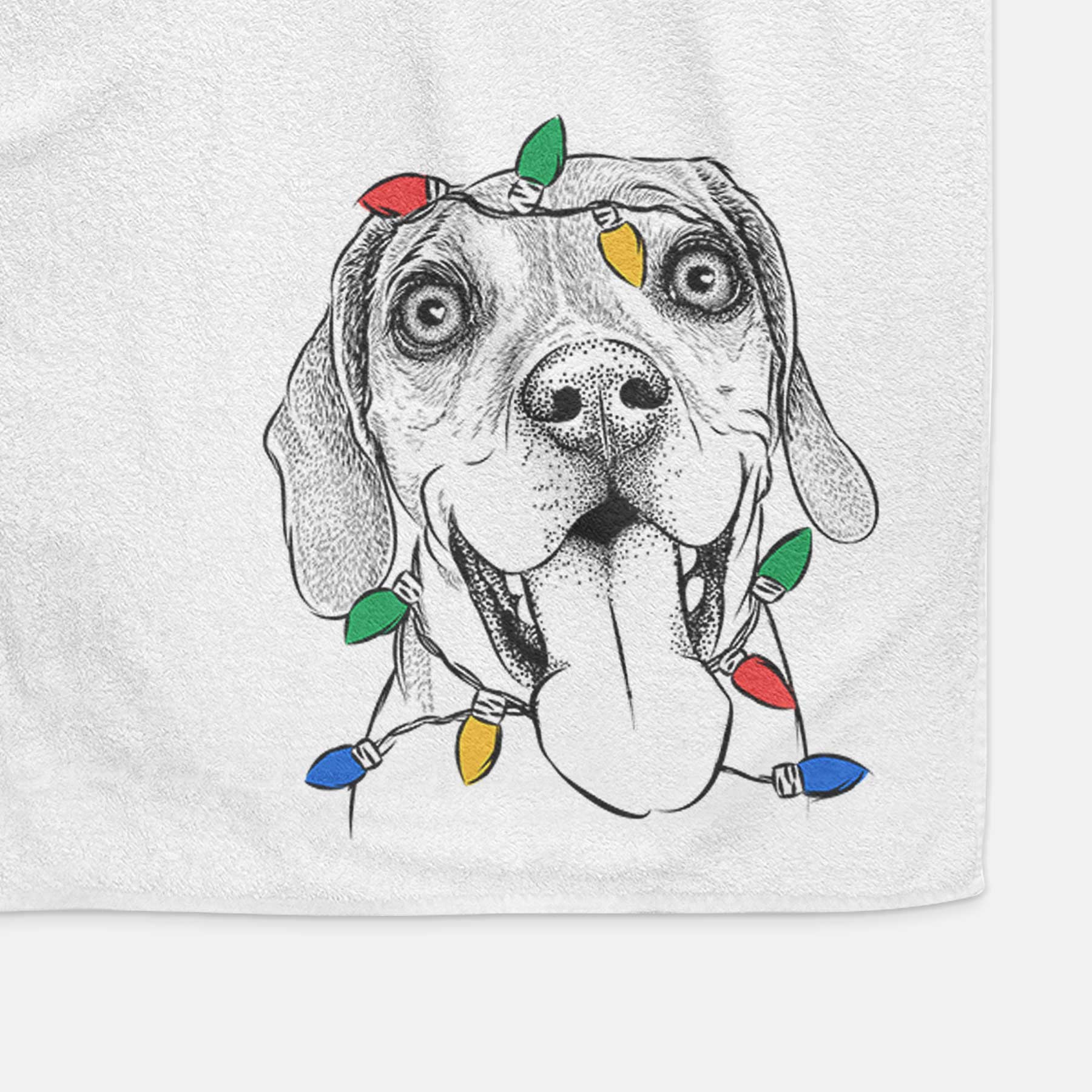 Sunny the Beagle Decorative Hand Towel