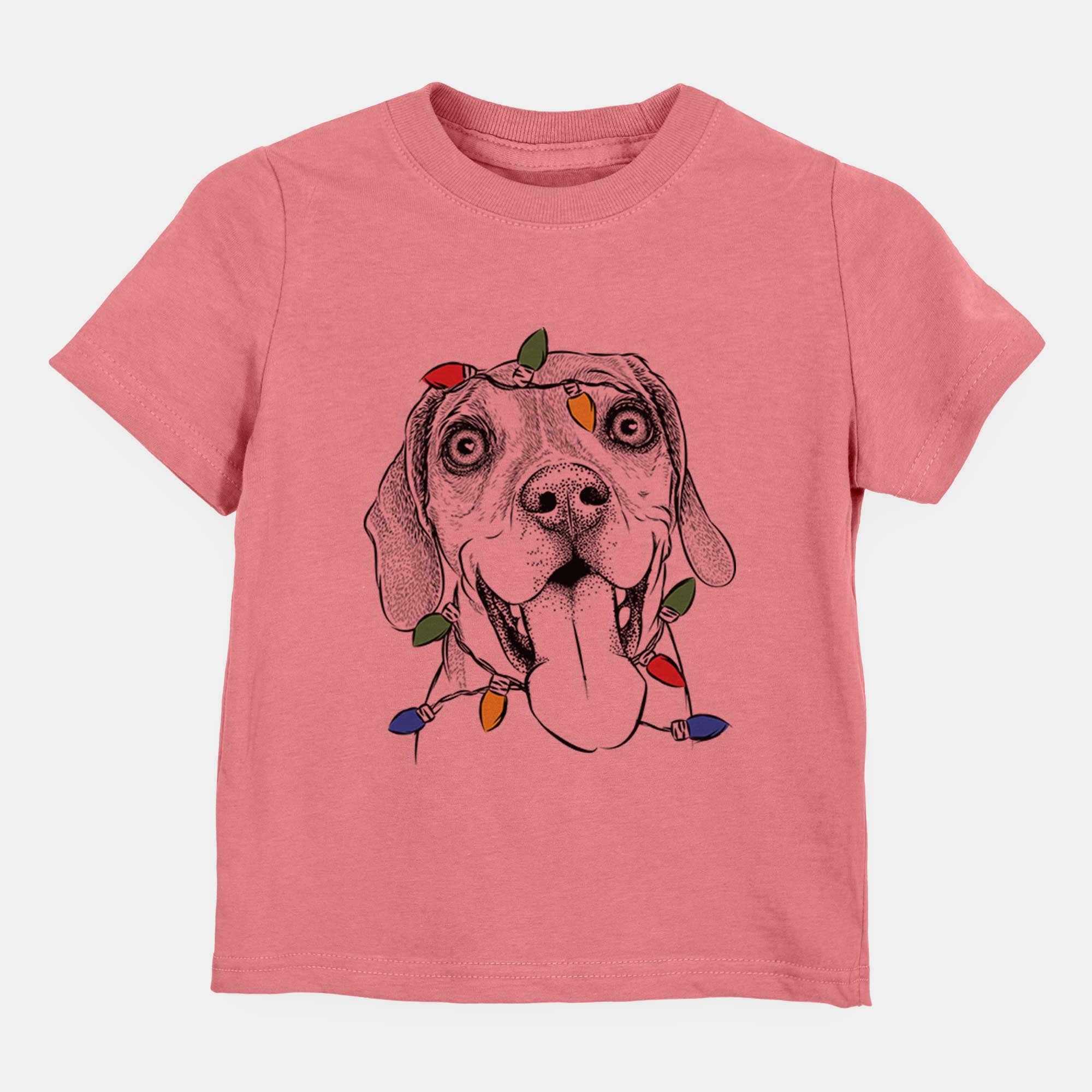 Christmas Lights Sunny the Beagle - Kids/Youth/Toddler Shirt