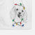 Super Joey the Toy Poodle Decorative Hand Towel