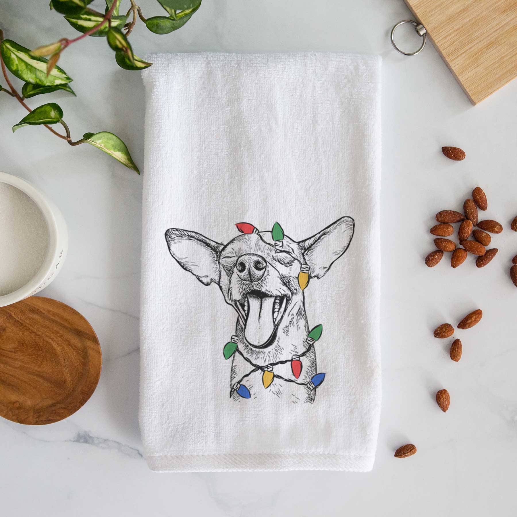 SweetBailey the Chihuahua Mix Decorative Hand Towel