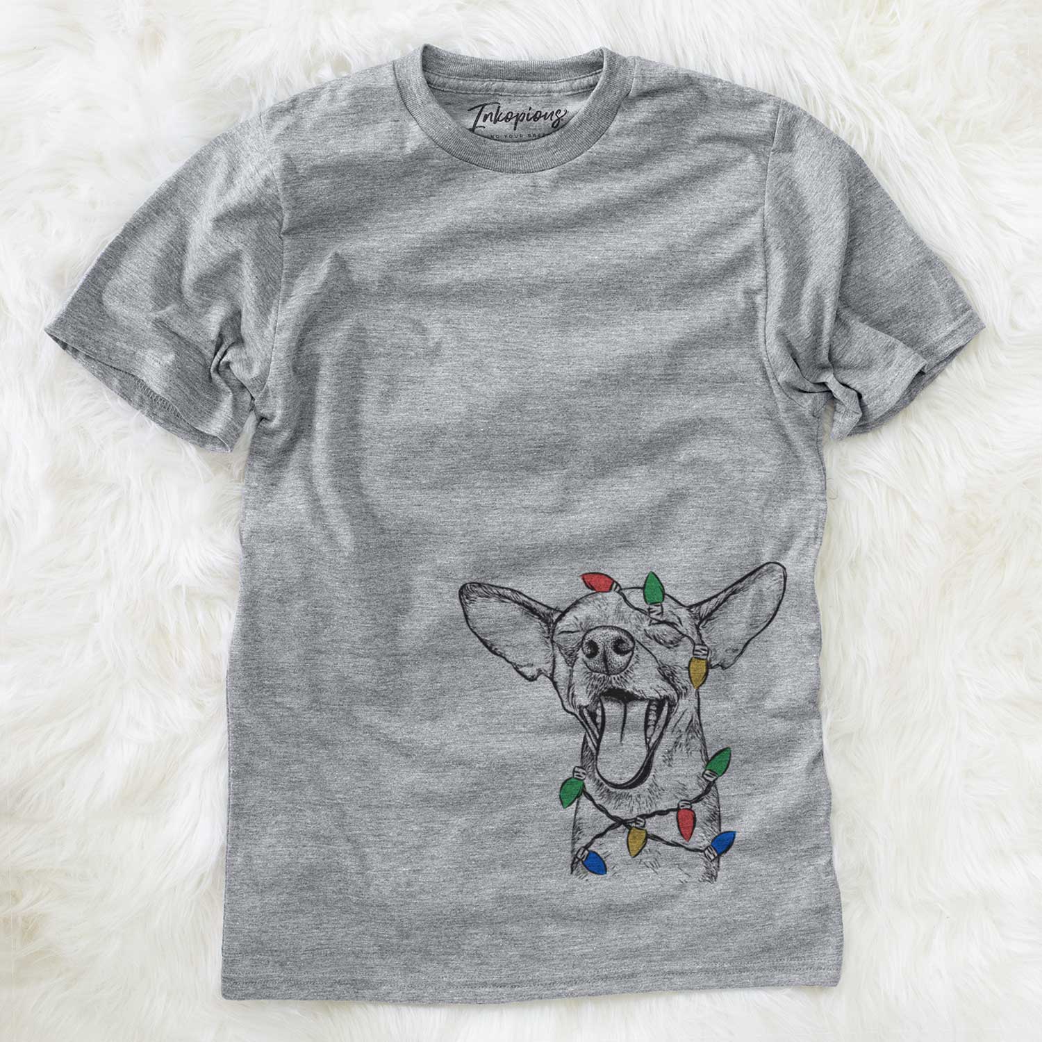 Christmas Lights SweetBailey the Chihuahua Mix - Unisex Crewneck