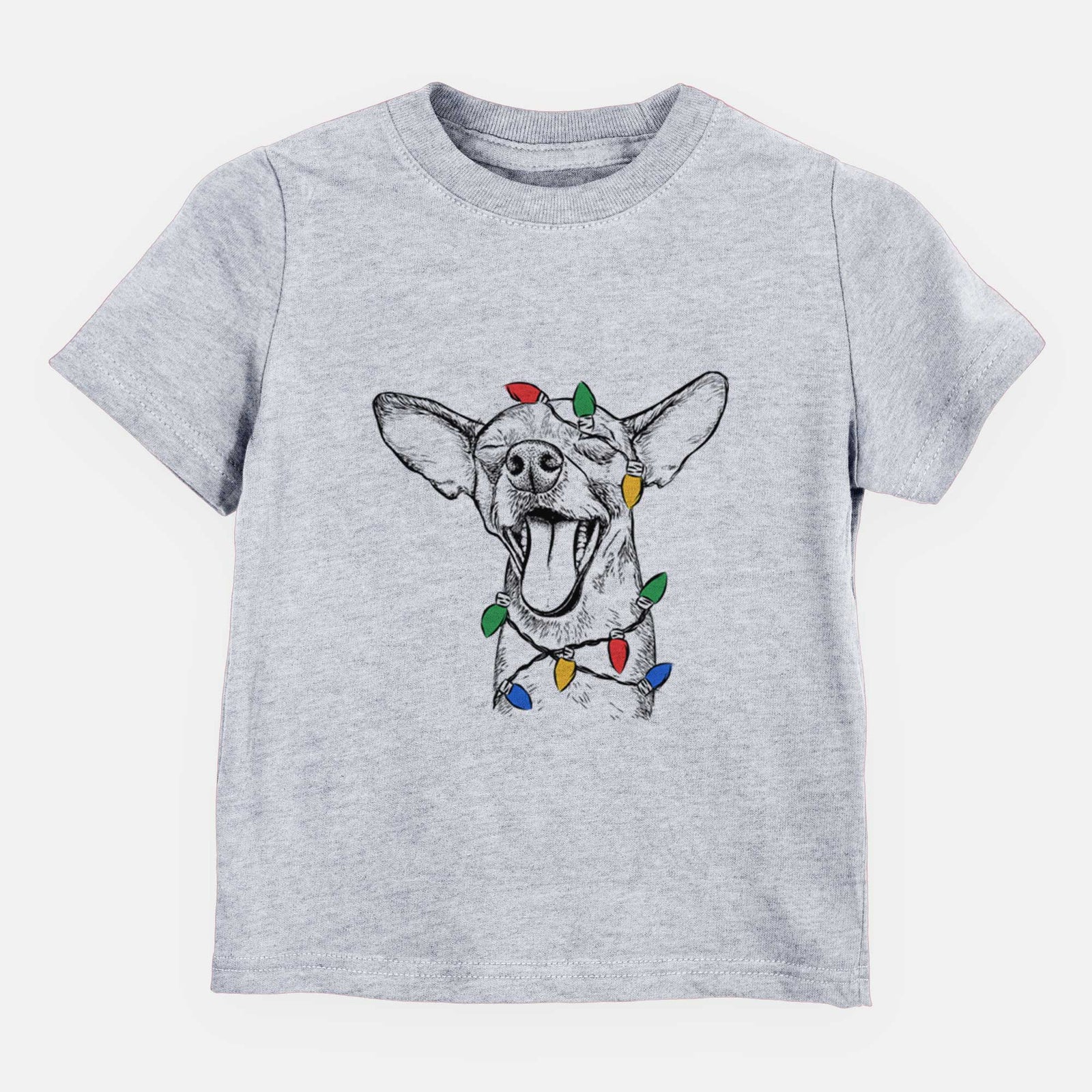 Christmas Lights SweetBailey the Chihuahua Mix - Kids/Youth/Toddler Shirt