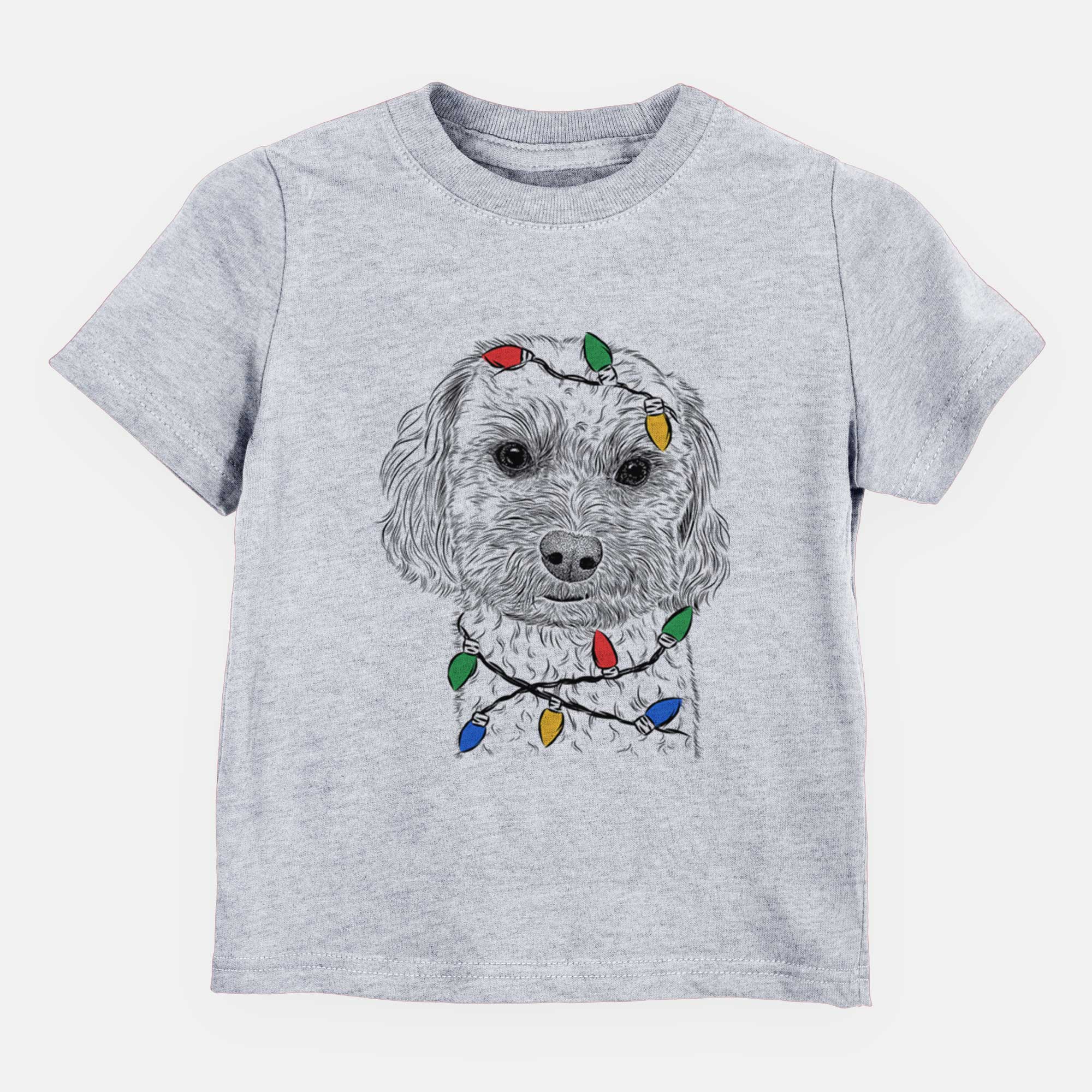 Christmas Lights Sweet George the Mixed Breed - Kids/Youth/Toddler Shirt