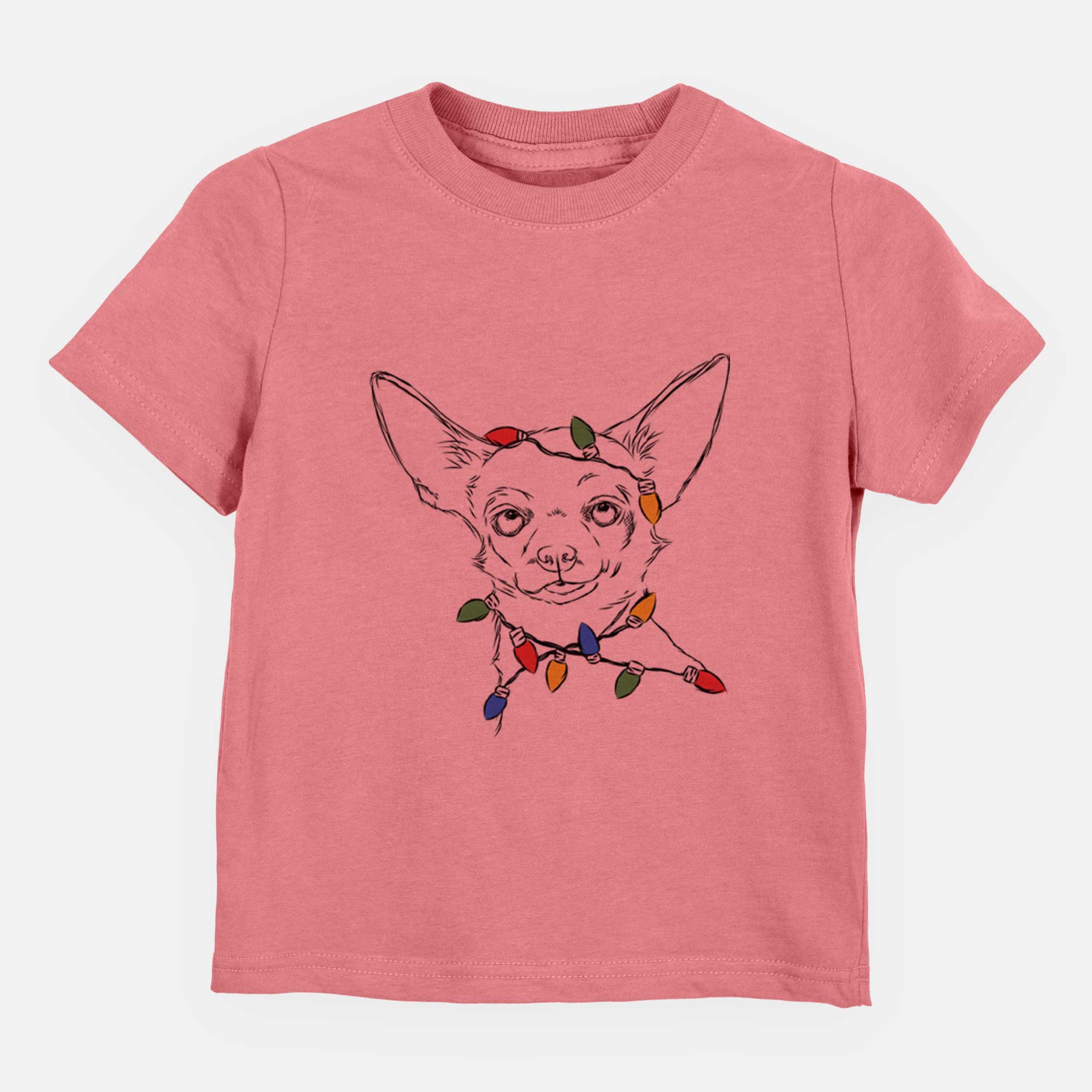 Christmas Lights Tabitha the Chihuahua - Kids/Youth/Toddler Shirt