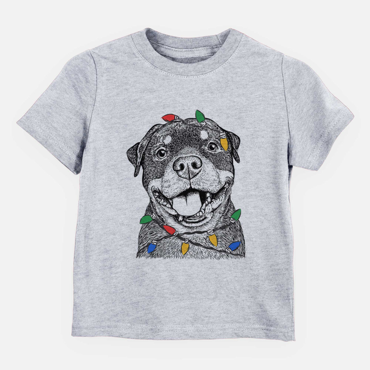 Christmas Lights Talos the Rottweiler - Kids/Youth/Toddler Shirt