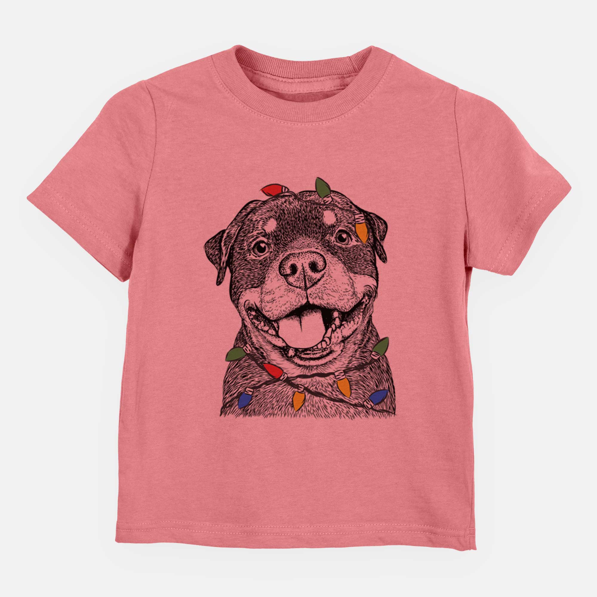 Christmas Lights Talos the Rottweiler - Kids/Youth/Toddler Shirt