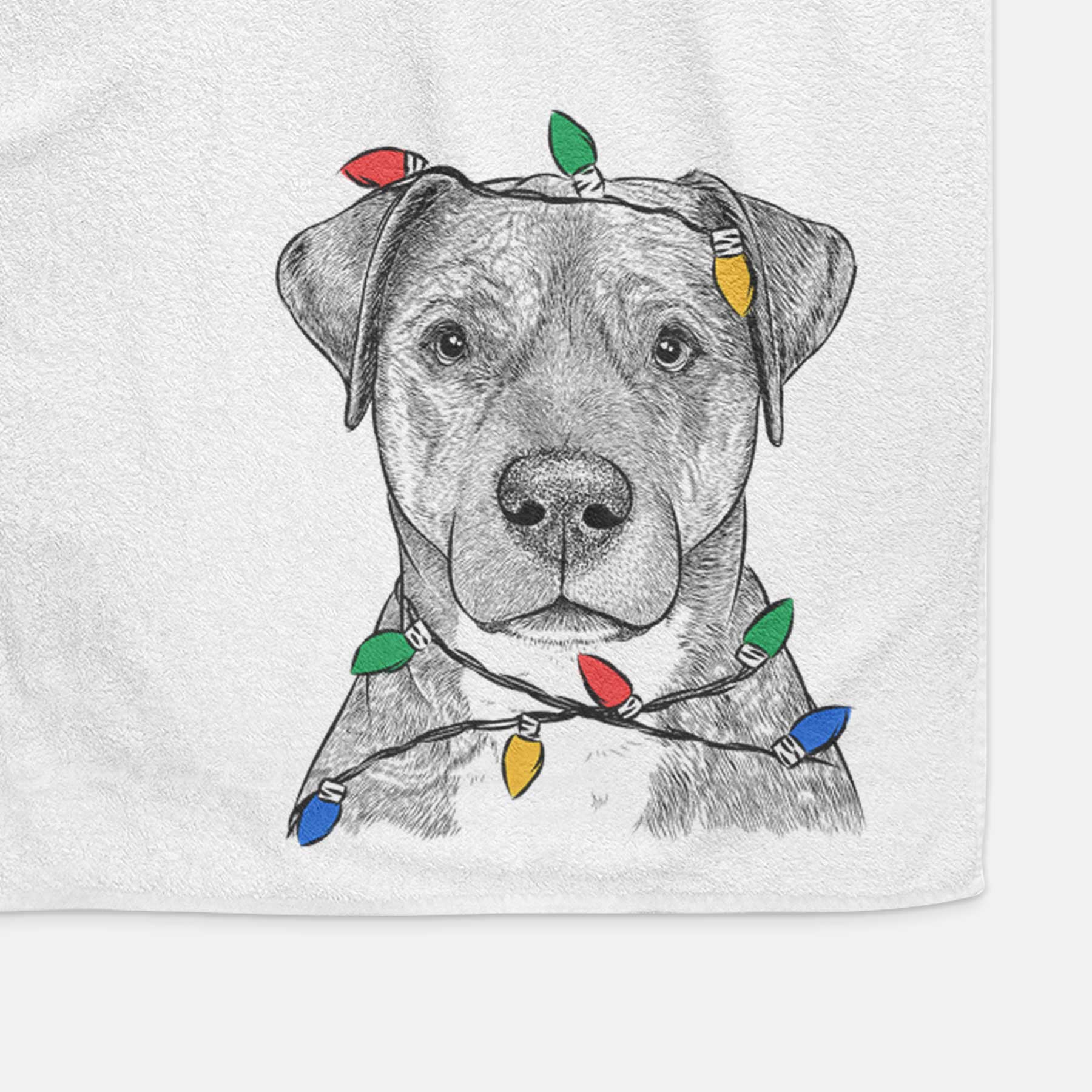 TedE the Mixed Breed Decorative Hand Towel