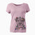 Christmas Lights TedE the Mixed Breed - Women's V-neck Shirt