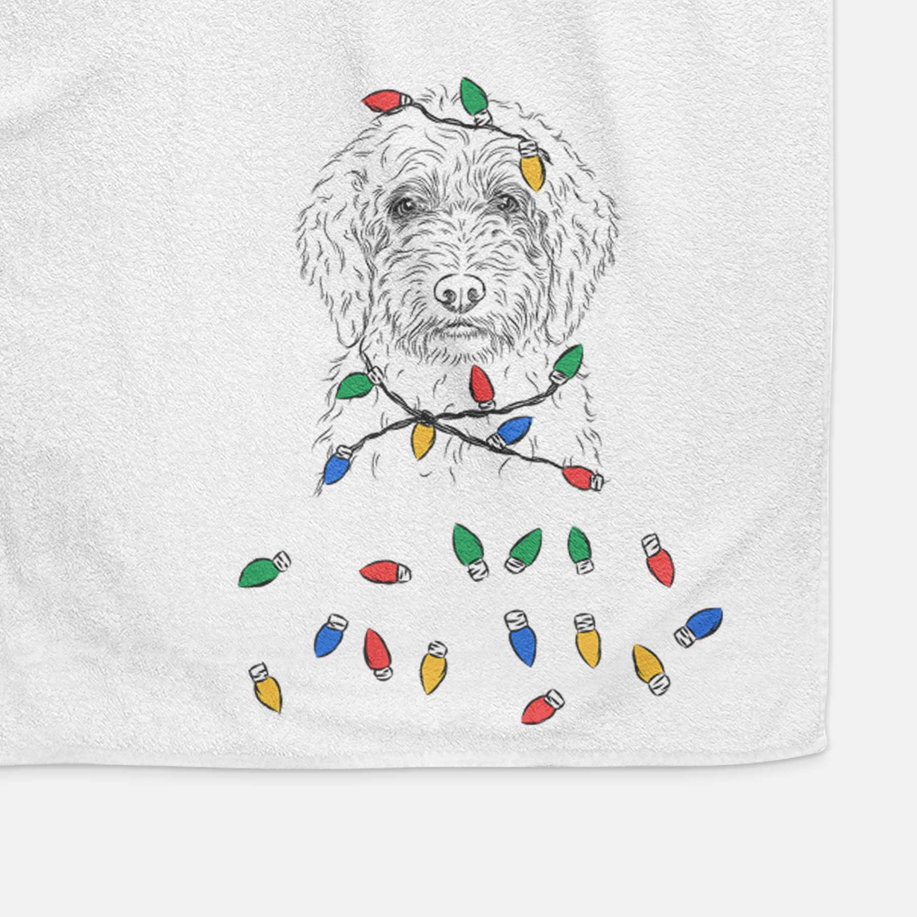 Teddy the Labradoodle Decorative Hand Towel