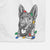 Tena the German Shepherd Decorative Hand Towel