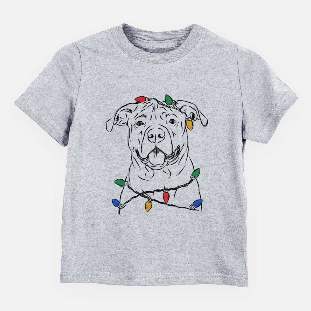 Christmas Lights Timmy the Mixed Breed - Kids/Youth/Toddler Shirt