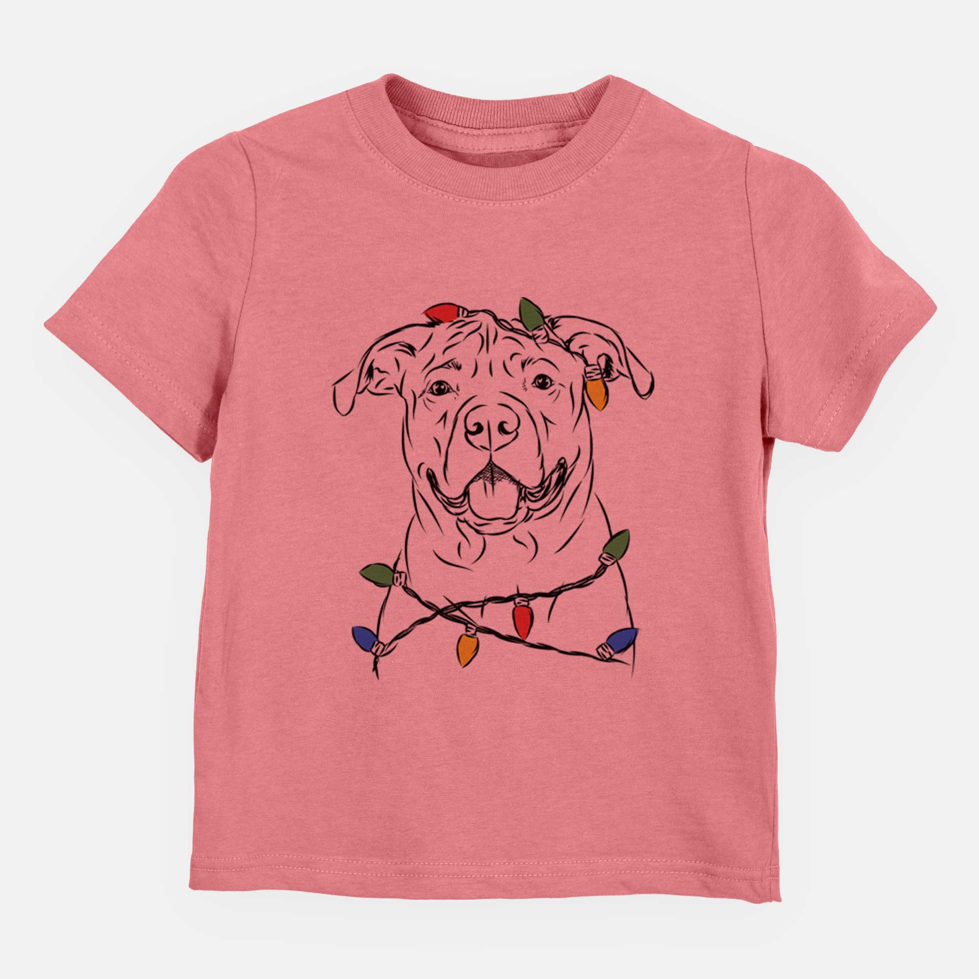 Christmas Lights Timmy the Mixed Breed - Kids/Youth/Toddler Shirt