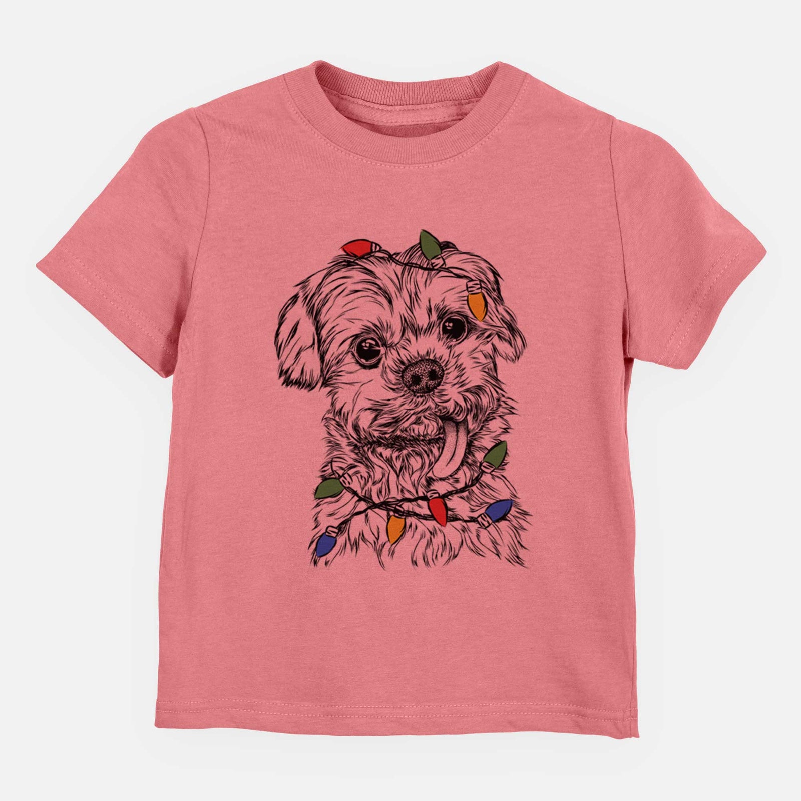 Christmas Lights Tiny Titan the Shih Tzu - Kids/Youth/Toddler Shirt