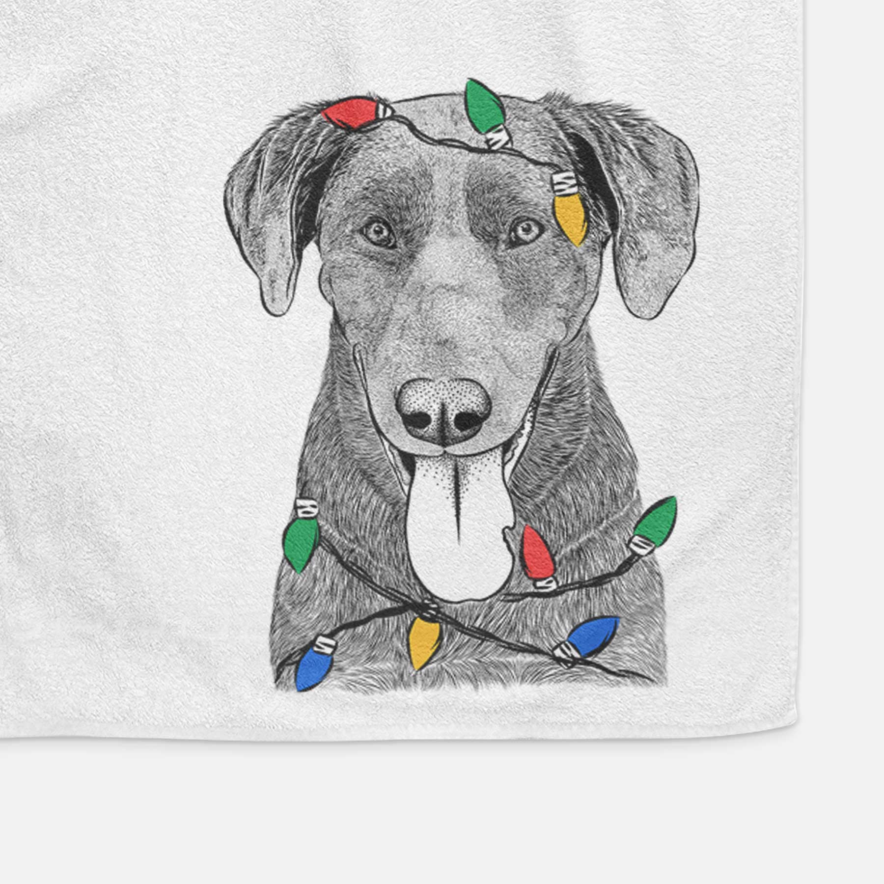 Tobes the Chocolate Lab Decorative Hand Towel