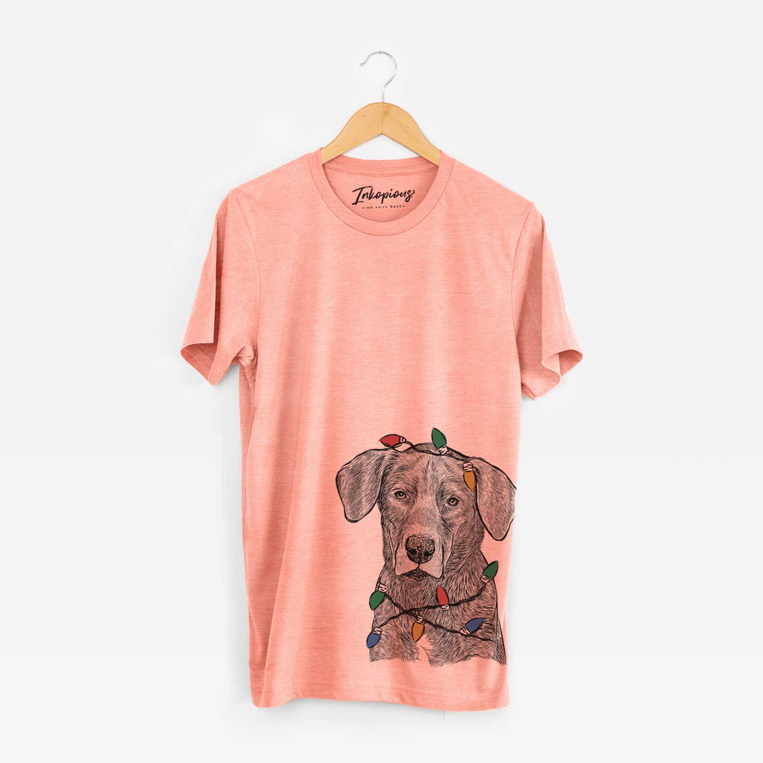 Christmas Lights Tom the Lab Dane Mix - Unisex Crewneck