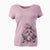 Christmas Lights Tootsie the Lowchen - Women's V-neck Shirt