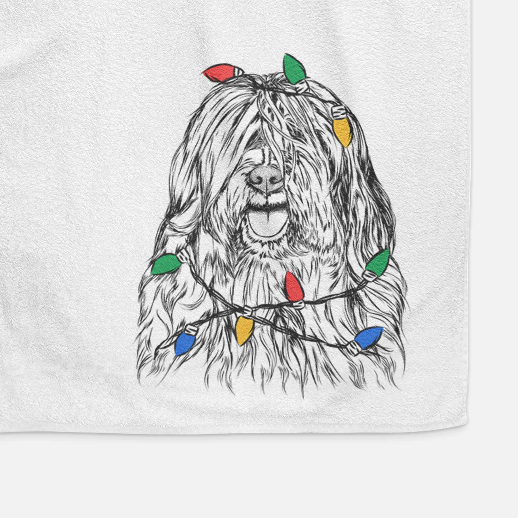 Trinket the Tibetan Terrier Decorative Hand Towel