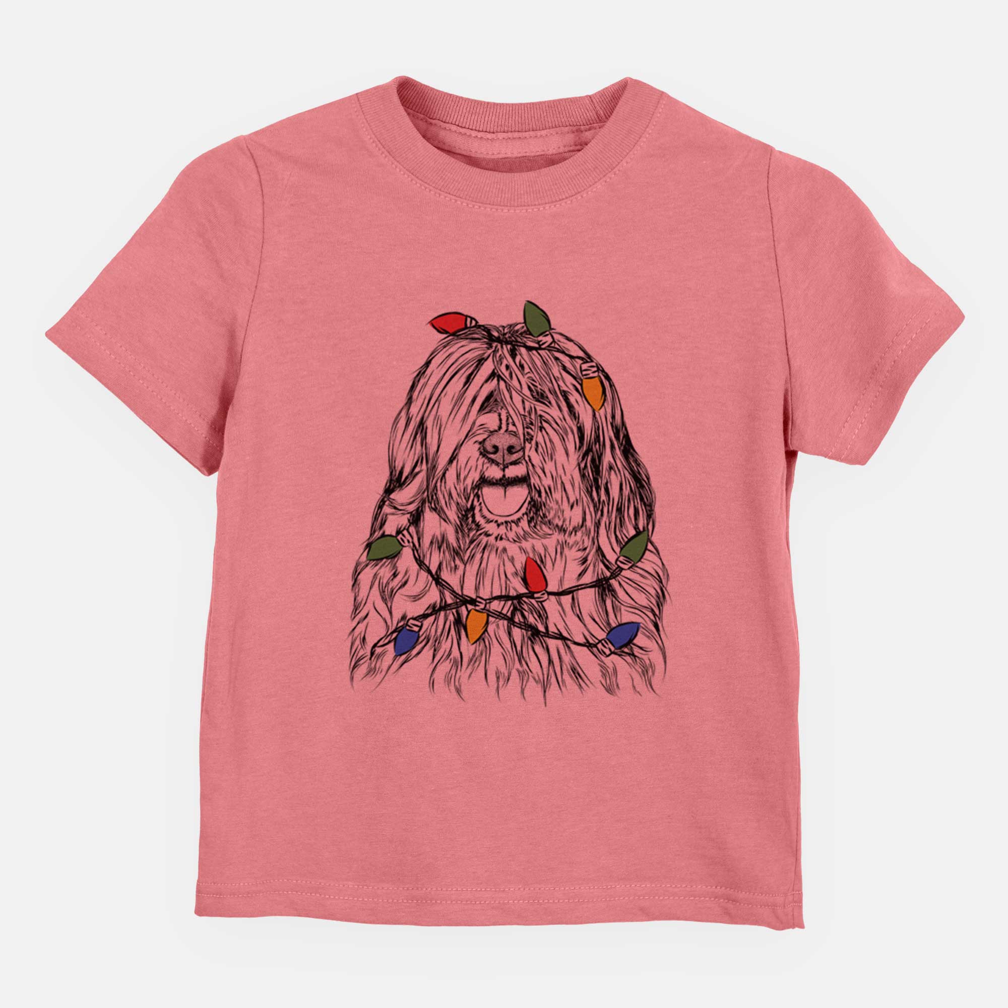 Christmas Lights Trinket the Tibetan Terrier - Kids/Youth/Toddler Shirt