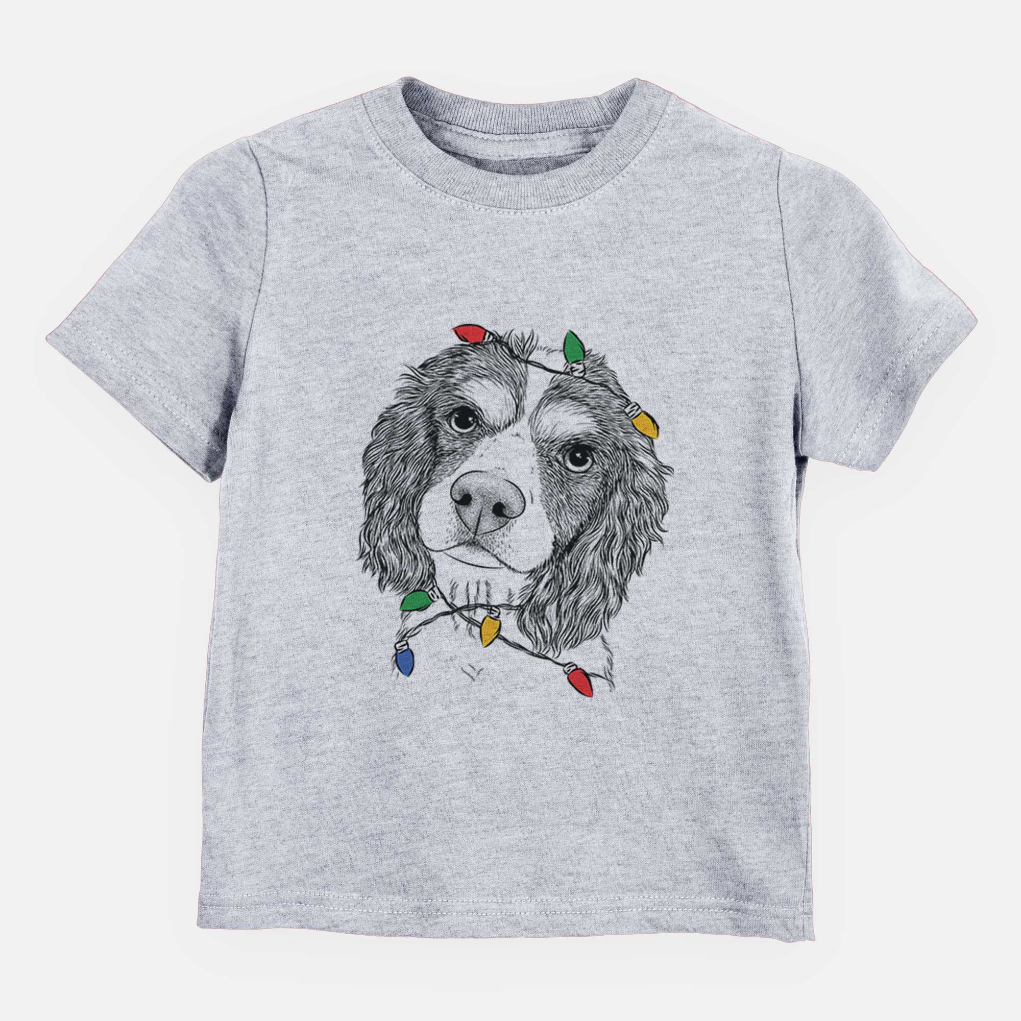 Christmas Lights Truman the Cavalier King Charles Spaniel - Kids/Youth/Toddler Shirt