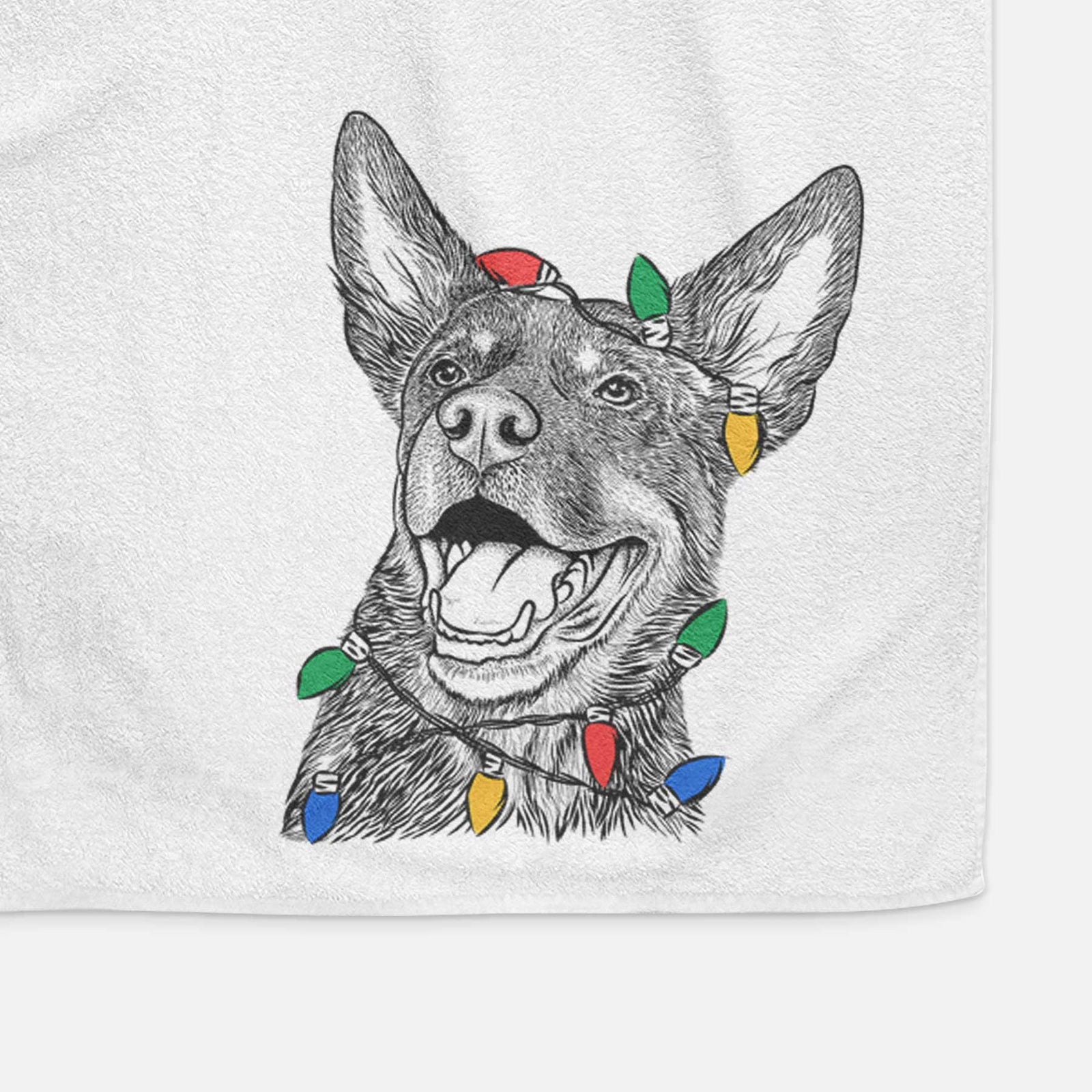 Tucker the Australian Kelpie Decorative Hand Towel