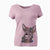 Christmas Lights Tucker the Australian Kelpie - Women's V-neck Shirt