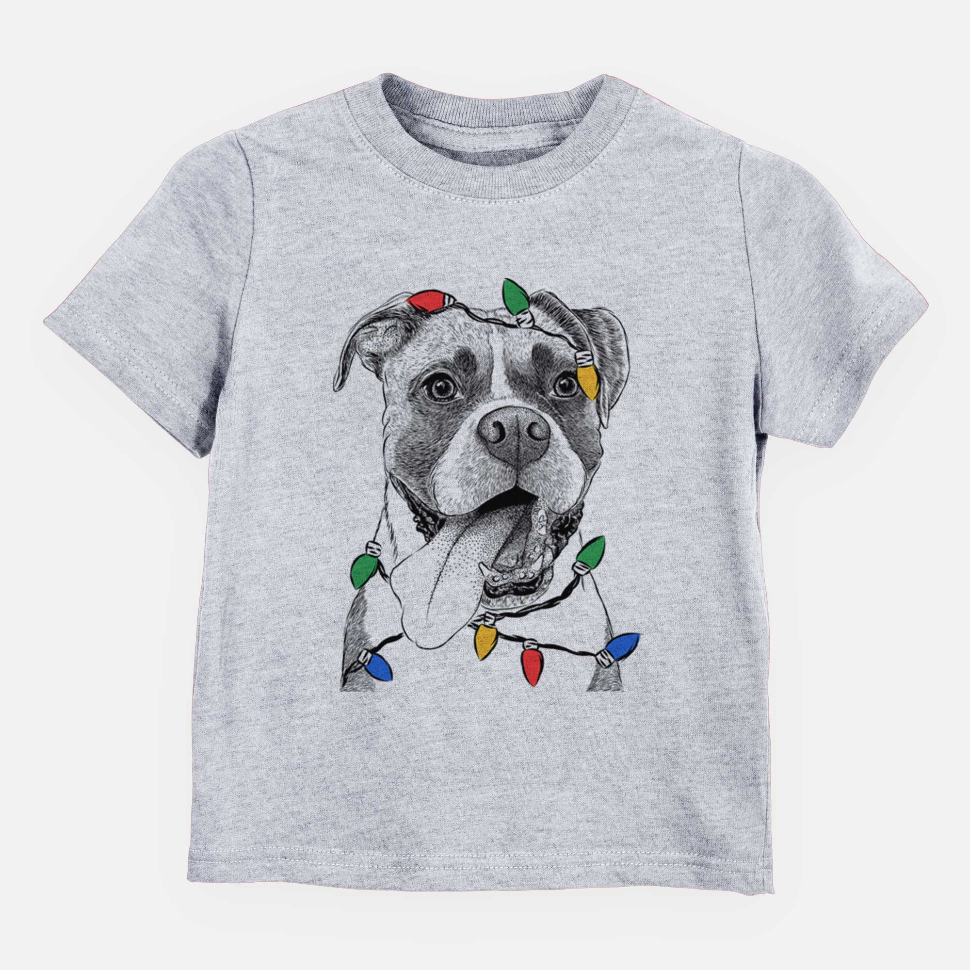 Christmas Lights Tuckeroo the Boxer - Kids/Youth/Toddler Shirt