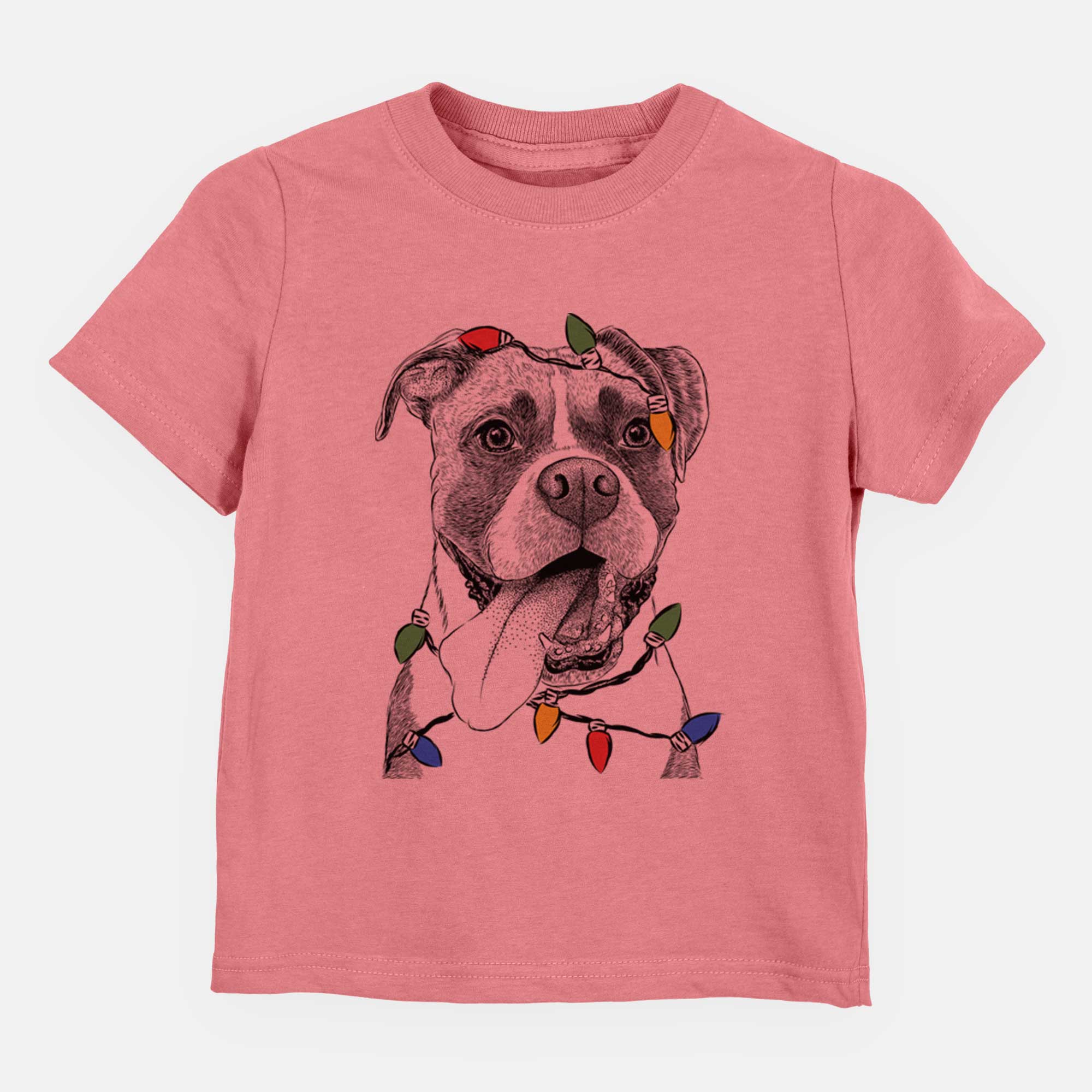 Christmas Lights Tuckeroo the Boxer - Kids/Youth/Toddler Shirt