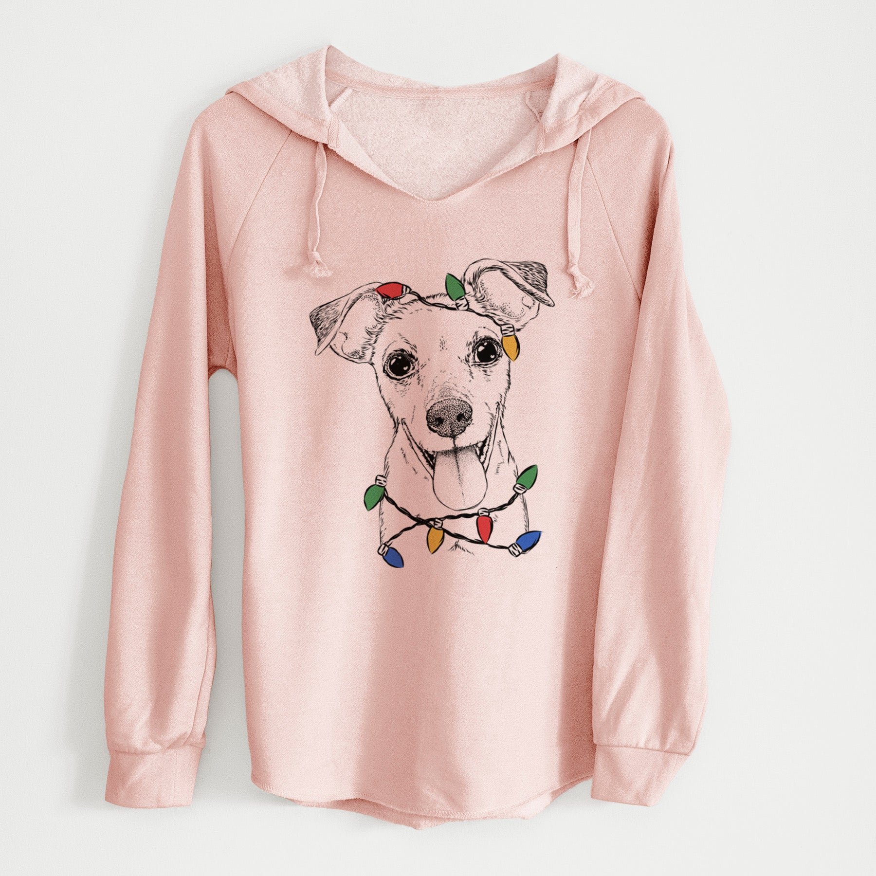 Christmas Lights Tyler the Mixed Breed - Cali Wave Hooded Sweatshirt