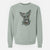 Christmas Lights Ursa the Mixed Breed - Unisex Pigment Dyed Crew Sweatshirt