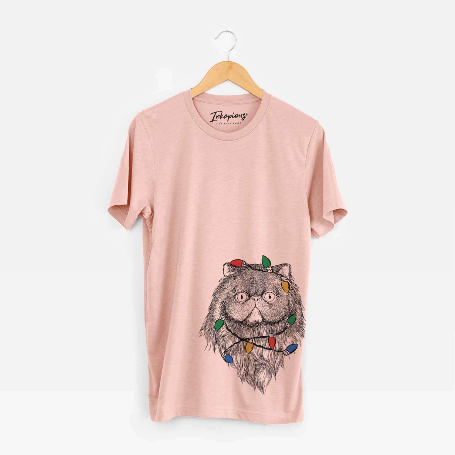 Christmas Lights Vader the Persian Cat - Unisex Crewneck