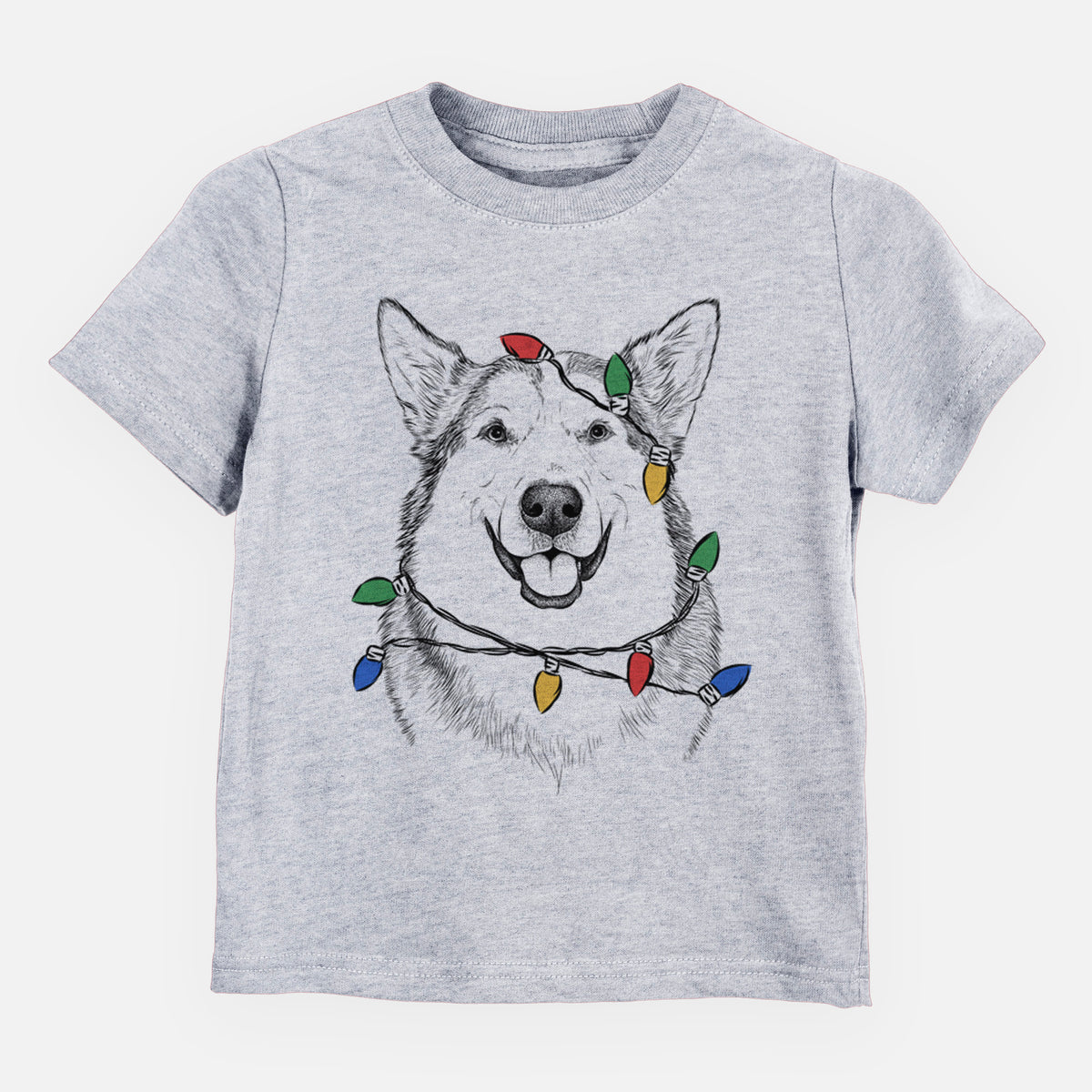 Christmas Lights Vader the Alaskan Malamute - Kids/Youth/Toddler Shirt