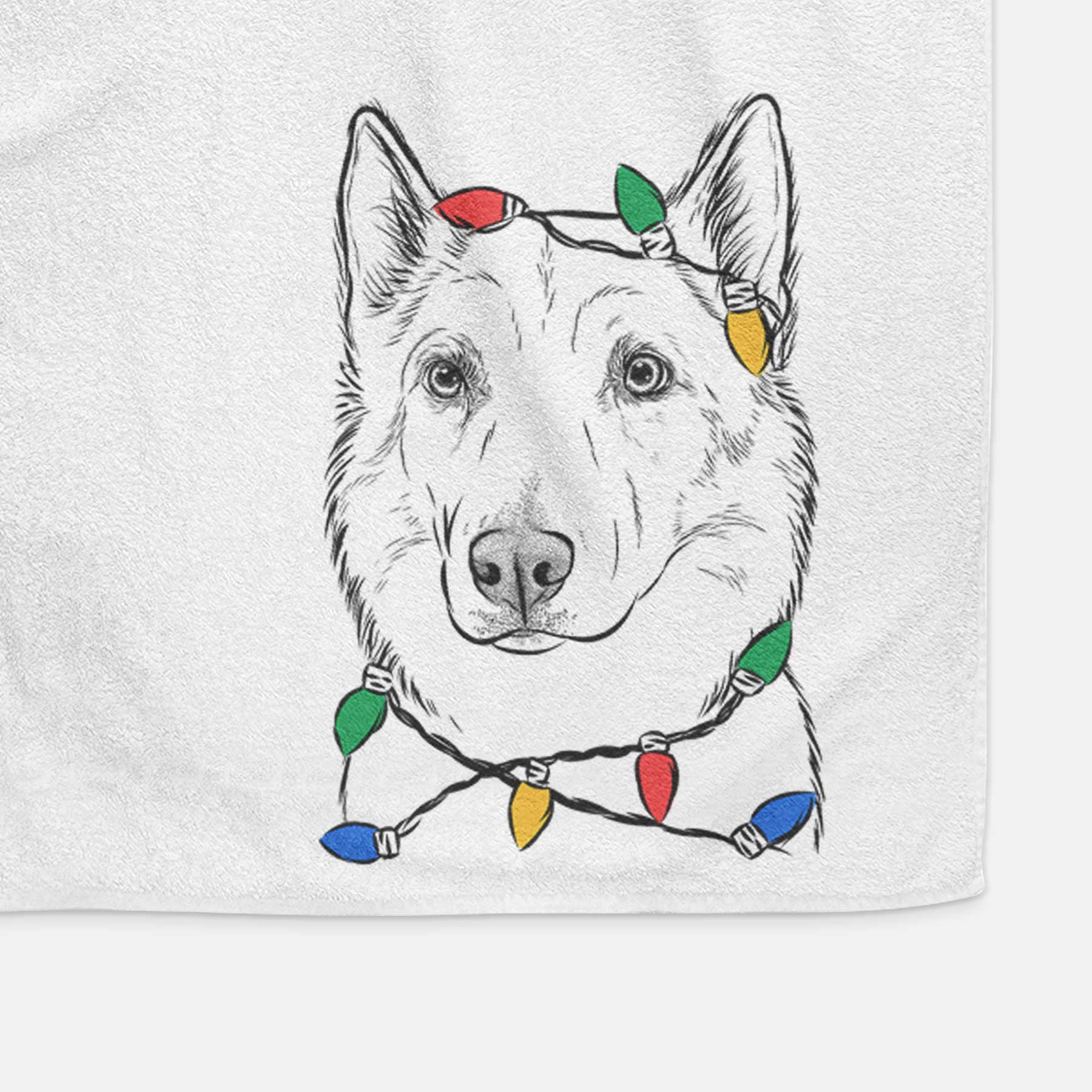 Vox the Siberian Husky Decorative Hand Towel