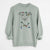 Christmas Lights Wallace the Whippet - Unisex Pigment Dyed Crew Sweatshirt