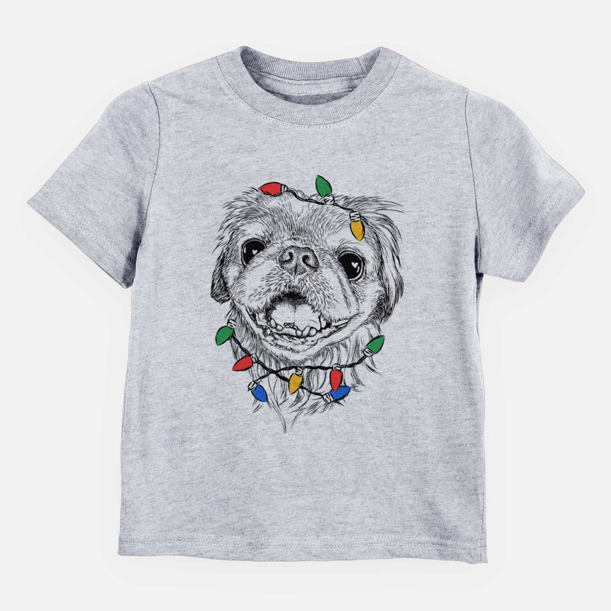 Christmas Lights Wally the Pekingese - Kids/Youth/Toddler Shirt