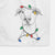 Walter the White Doberman Rescue Decorative Hand Towel